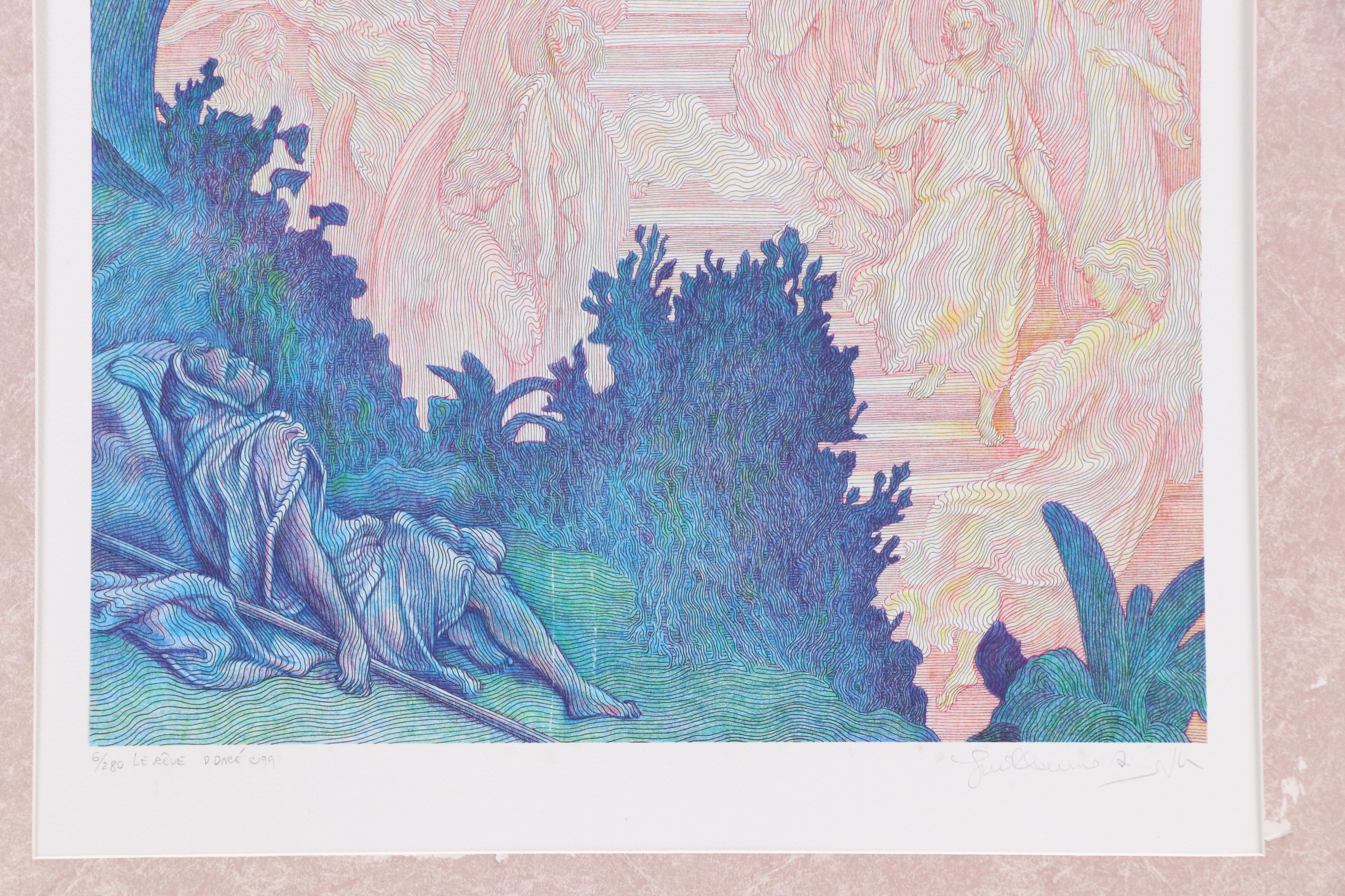 Guillaume Azoulay Giclée "Le Reve," 1999