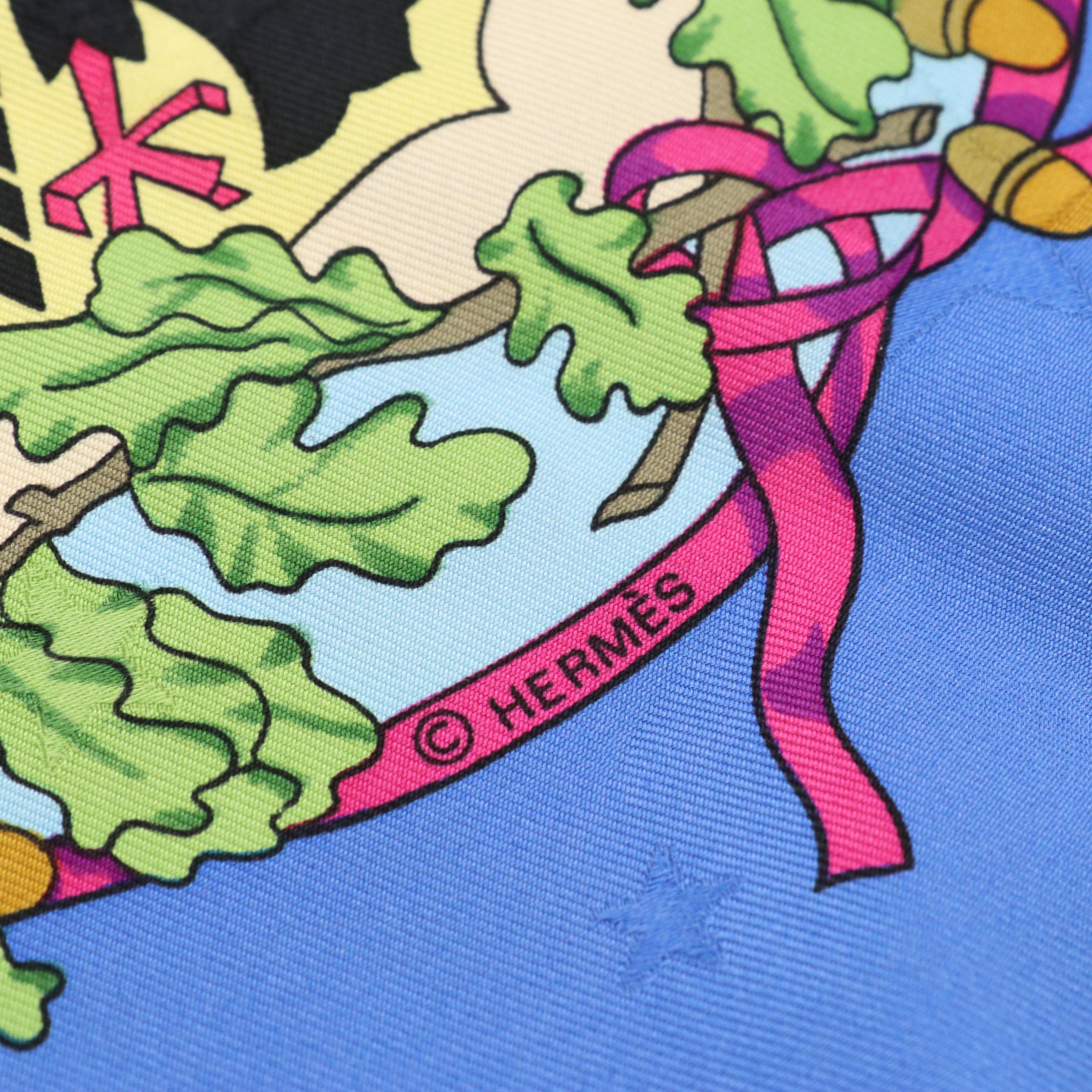 Hermès "Emblèmes de l'Europe" Scarf 90 in Star Silk Jacquard