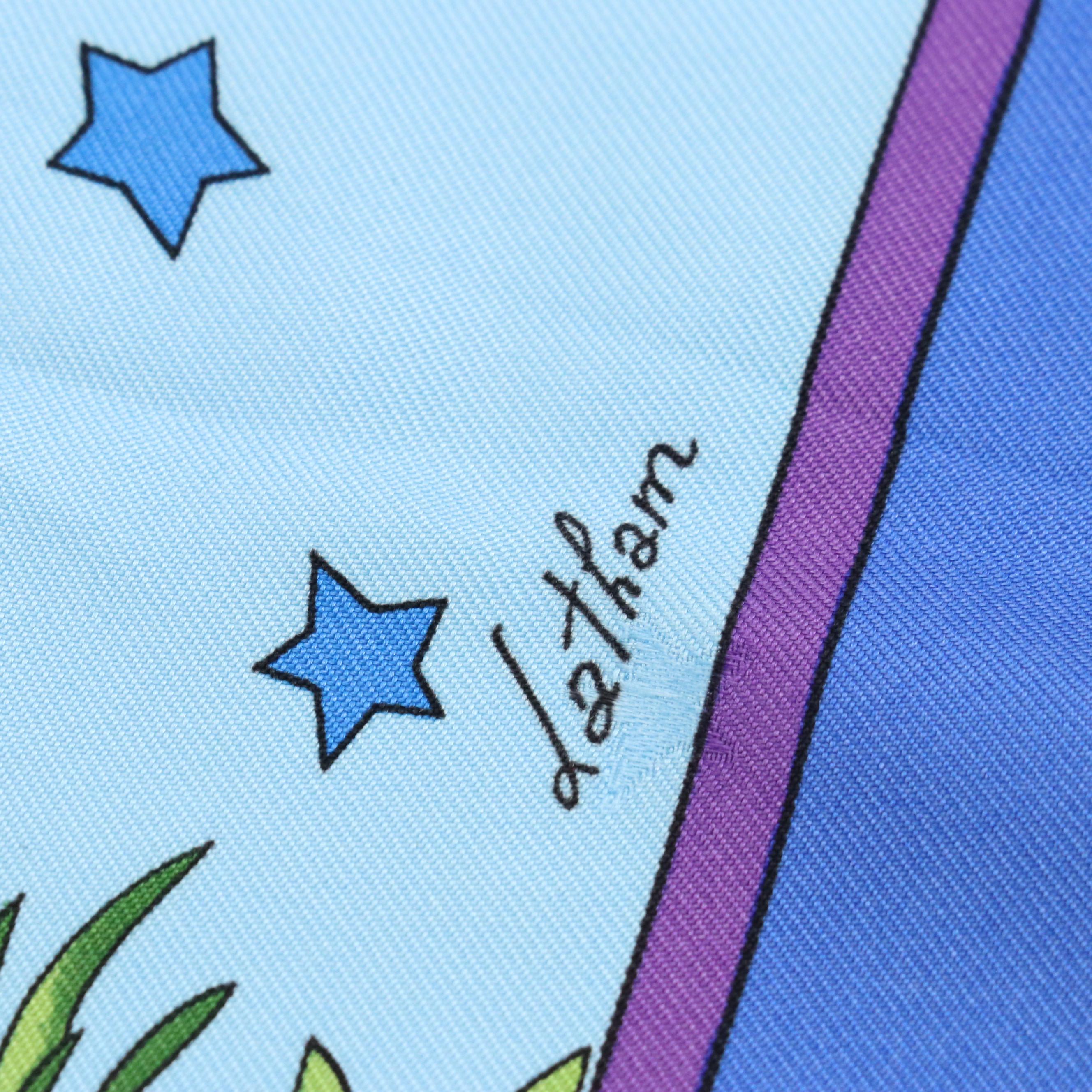 Hermès "Emblèmes de l'Europe" Scarf 90 in Star Silk Jacquard