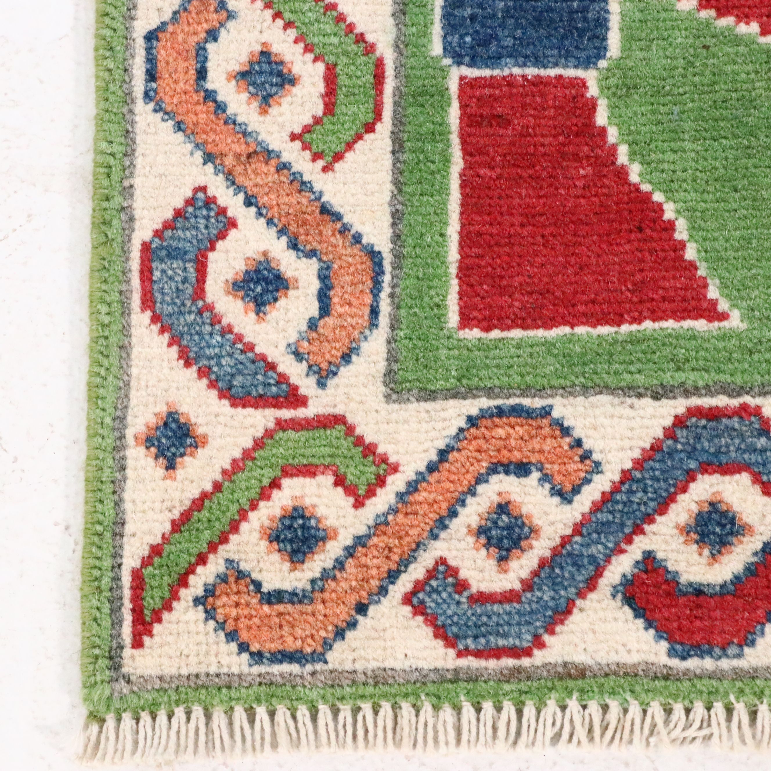 2' x 6' Hand-Knotted Afghan Pictorial War Carpet Runner