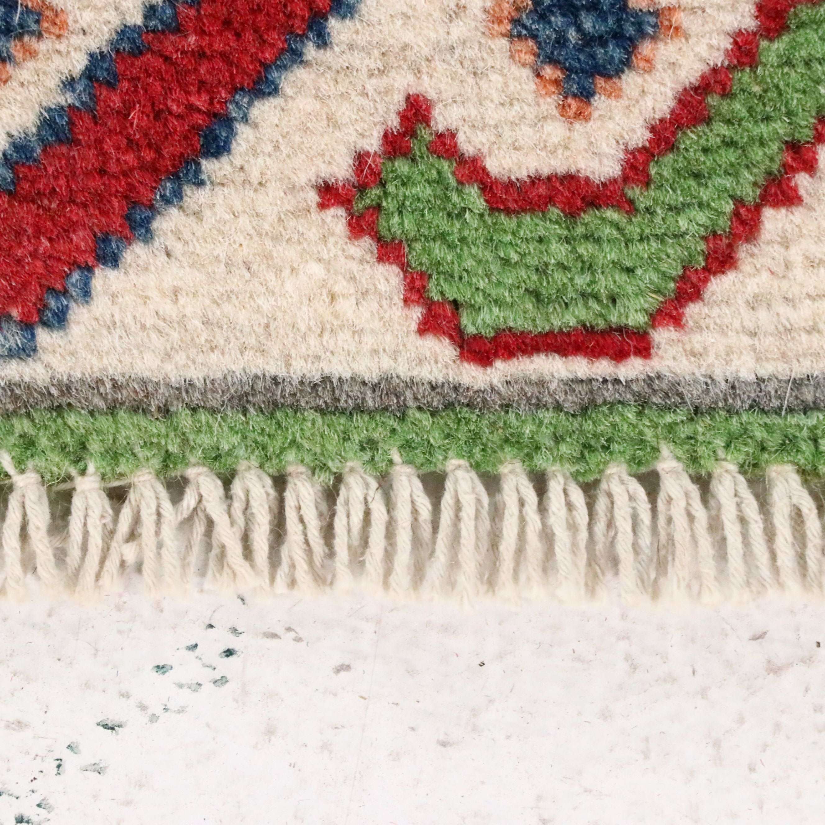 2' x 6' Hand-Knotted Afghan Pictorial War Carpet Runner