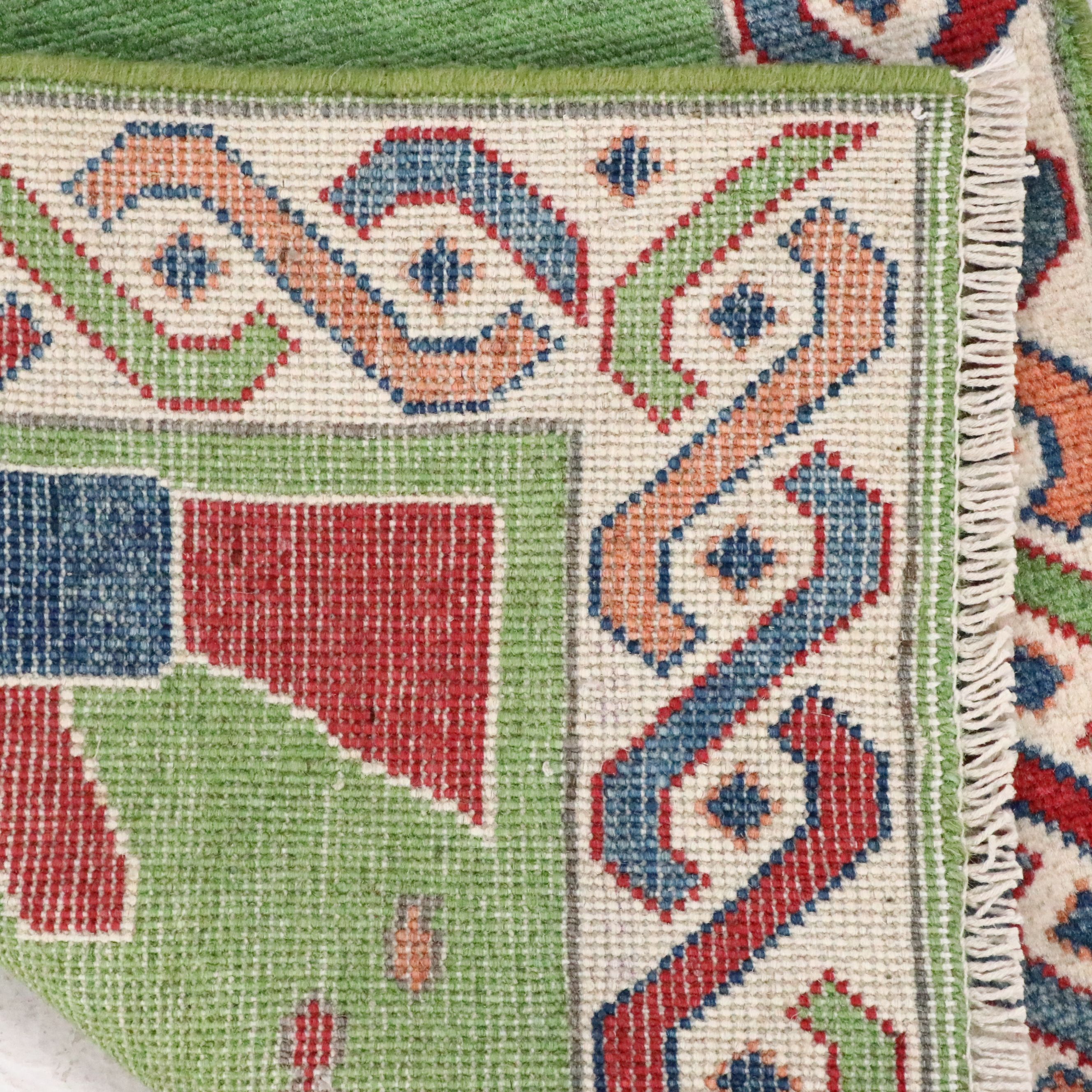 2' x 6' Hand-Knotted Afghan Pictorial War Carpet Runner