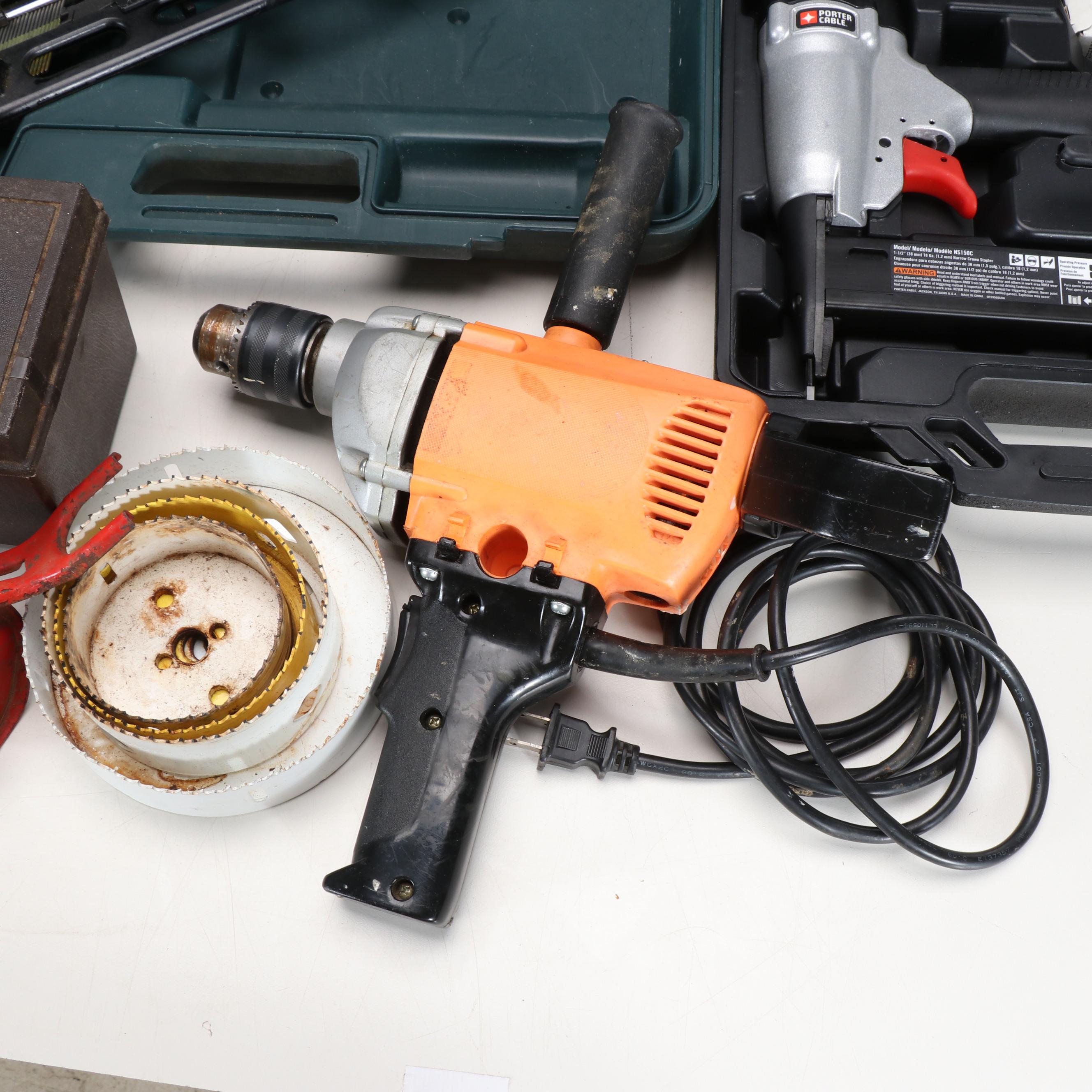 Hitachi Finish Nailer, Rockwell Palm Sander, and More Hand Tools