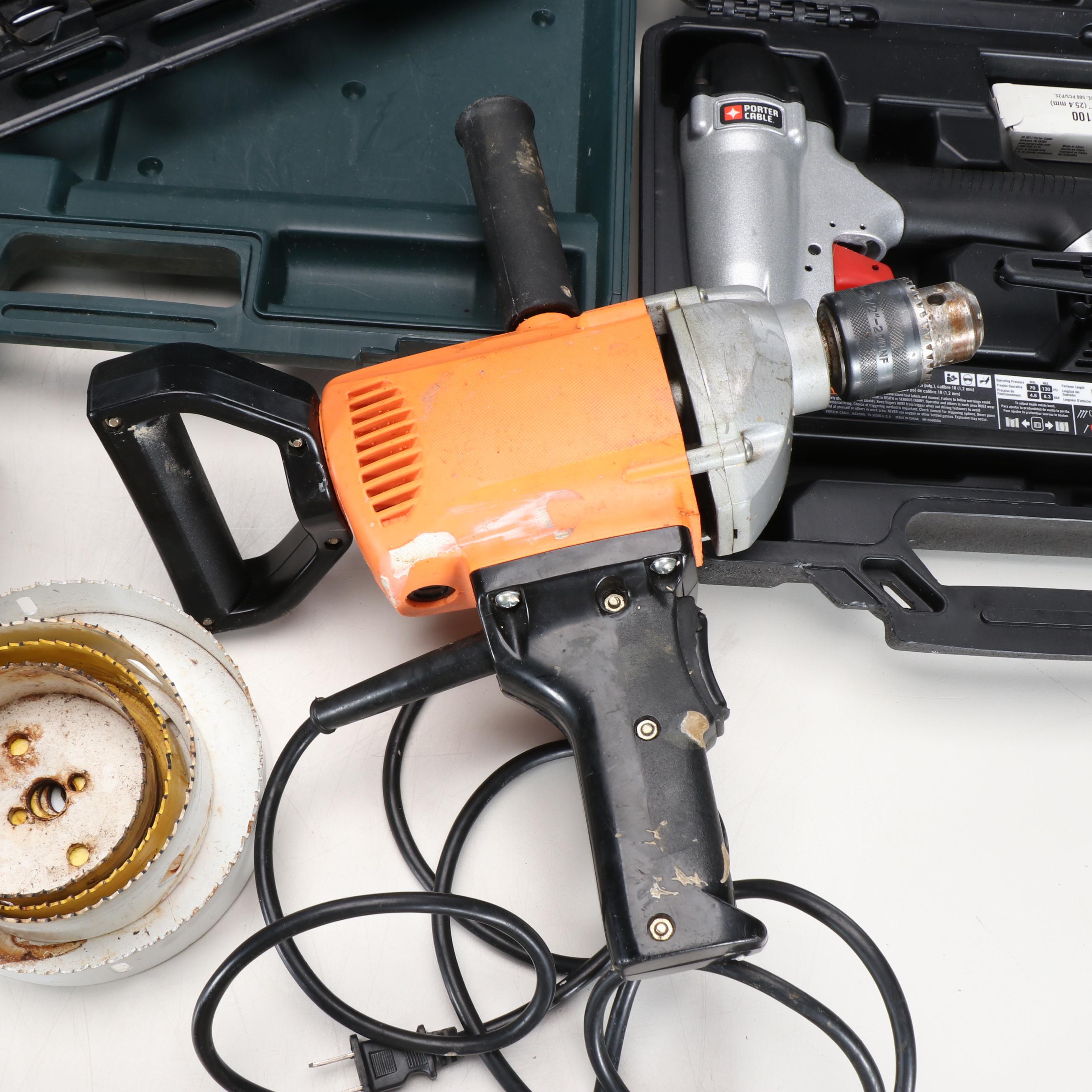 Hitachi Finish Nailer, Rockwell Palm Sander, and More Hand Tools