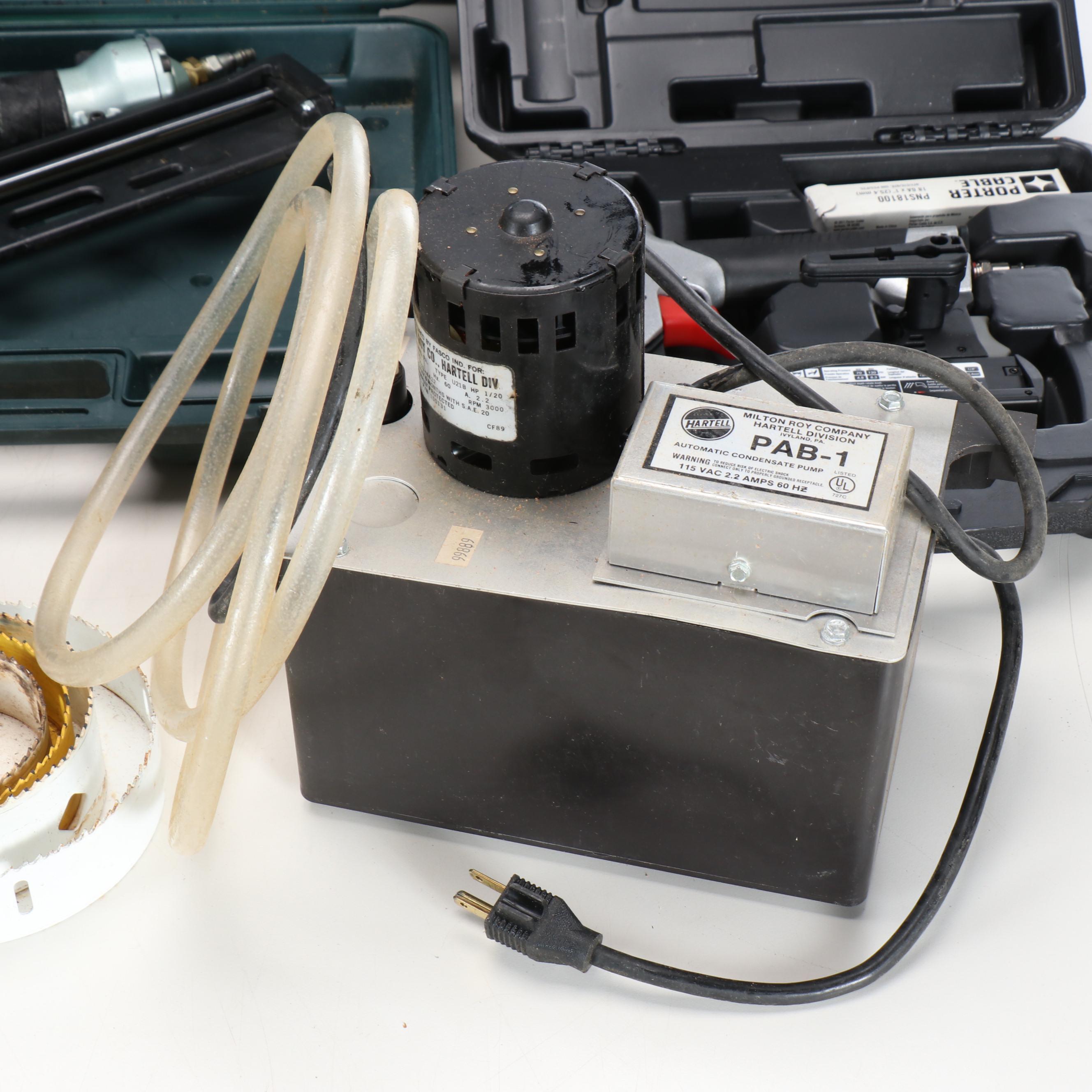 Hitachi Finish Nailer, Rockwell Palm Sander, and More Hand Tools