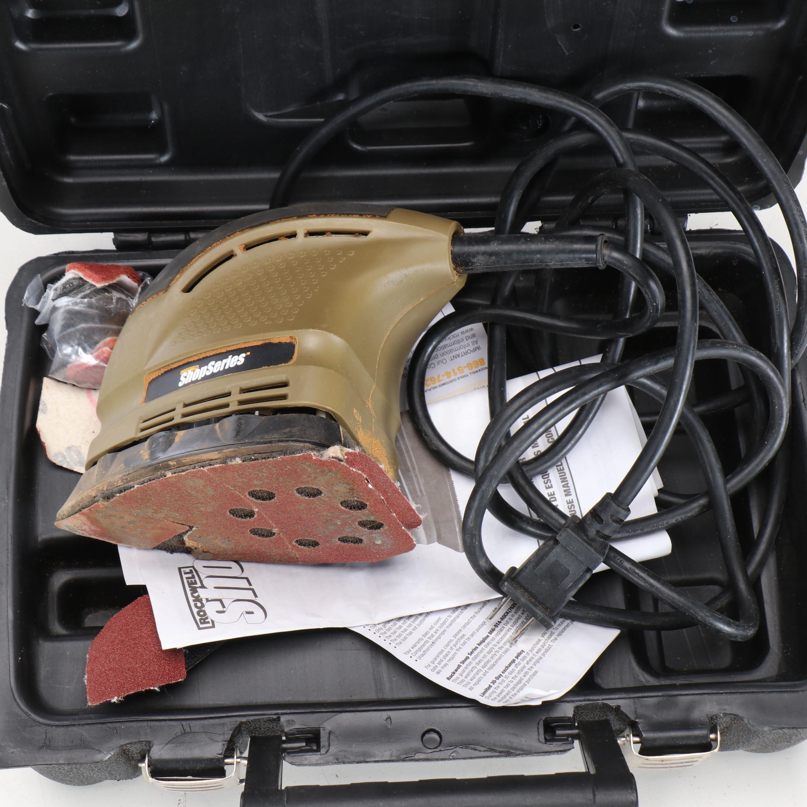 Hitachi Finish Nailer, Rockwell Palm Sander, and More Hand Tools