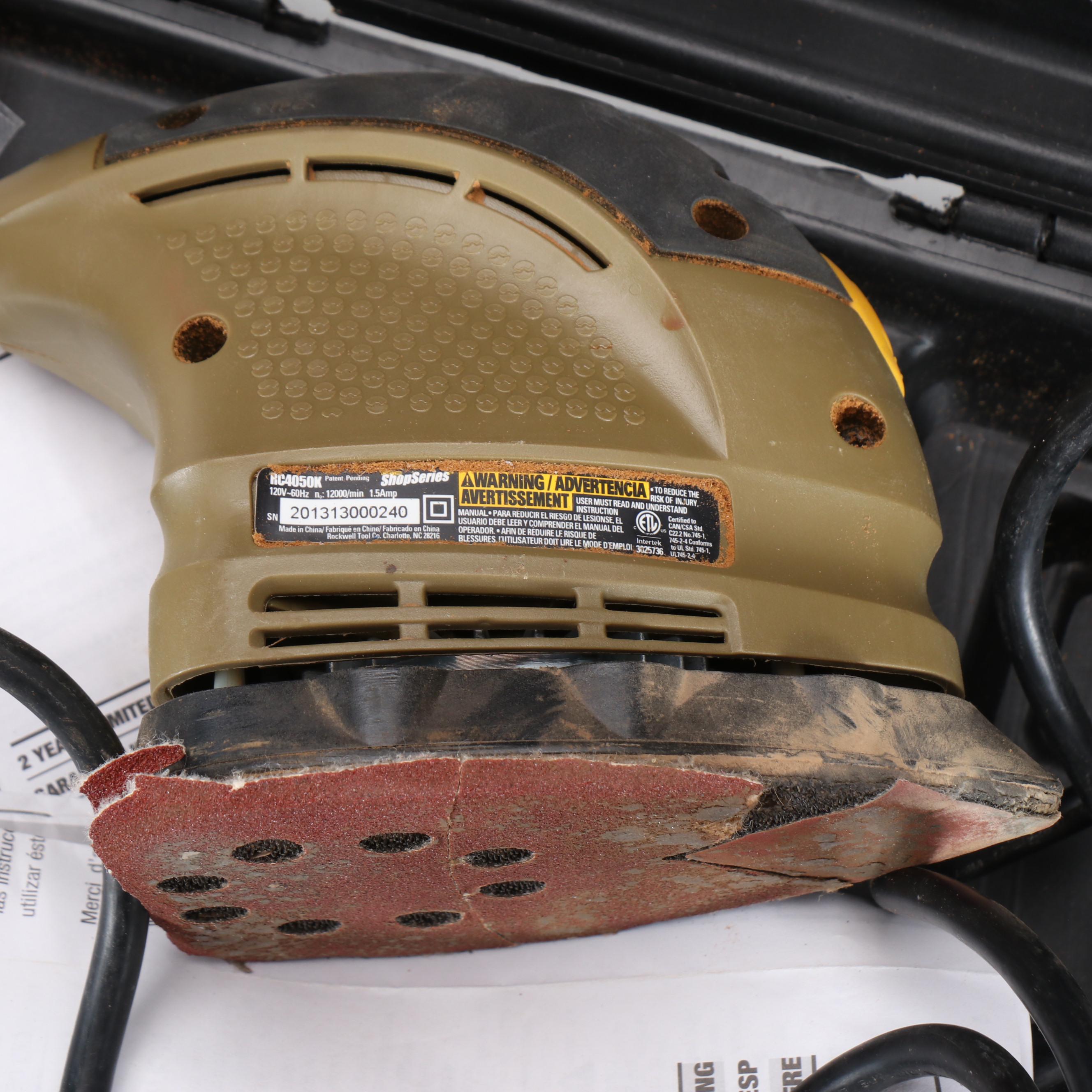 Hitachi Finish Nailer, Rockwell Palm Sander, and More Hand Tools