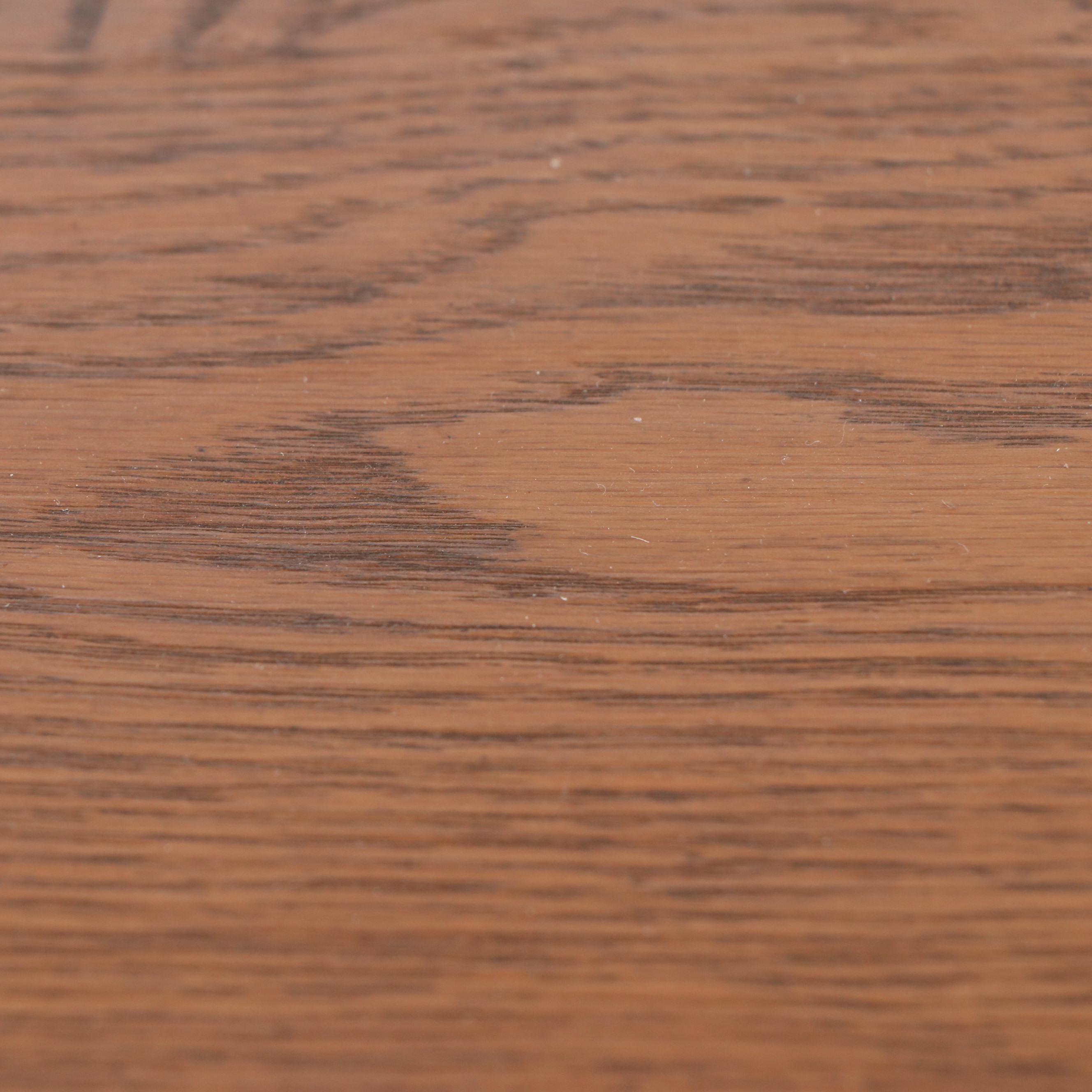 Antique Oak Flat File Cabinet