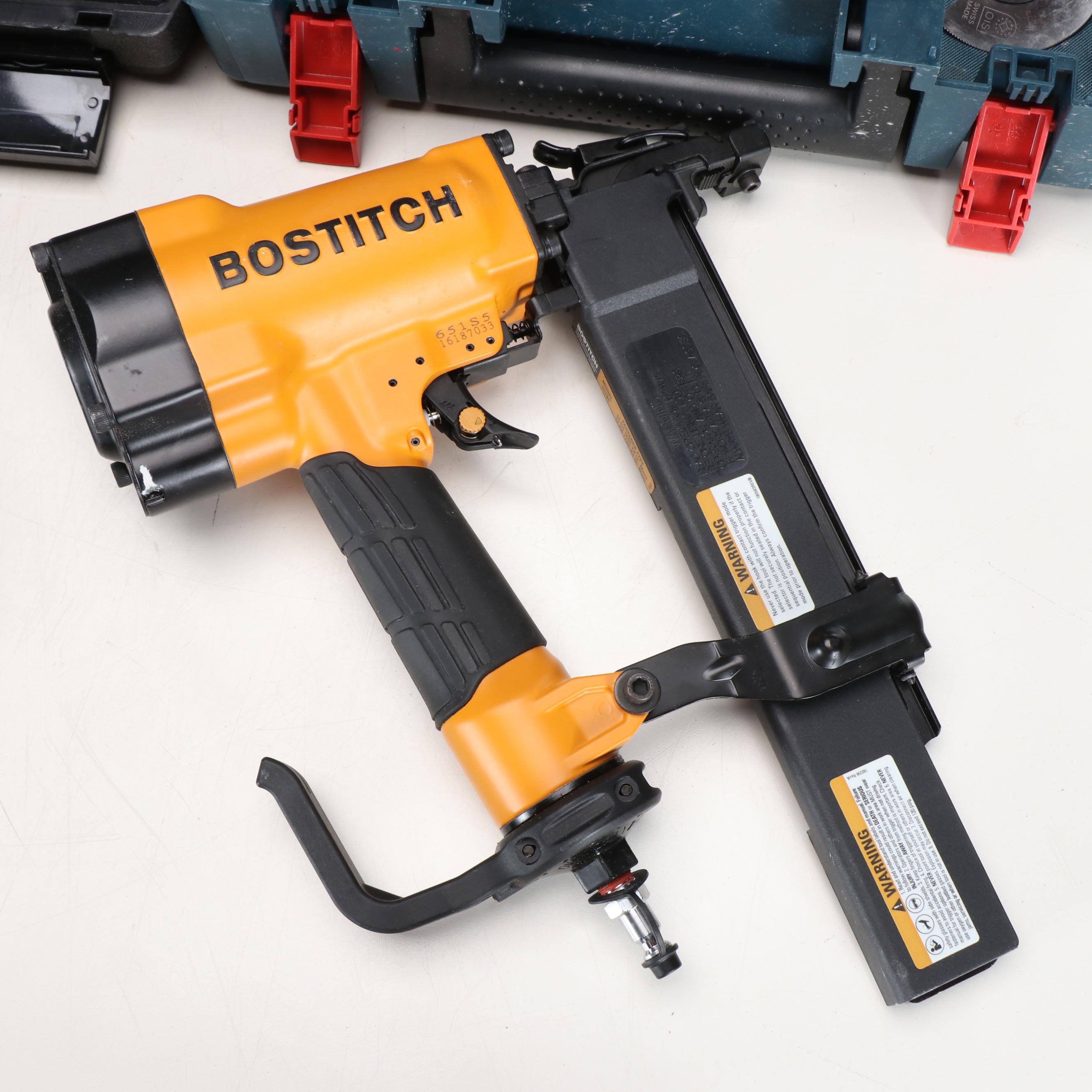 Stanley Bostitch Pneumatic Staplers and Brad Nailers with More Tools
