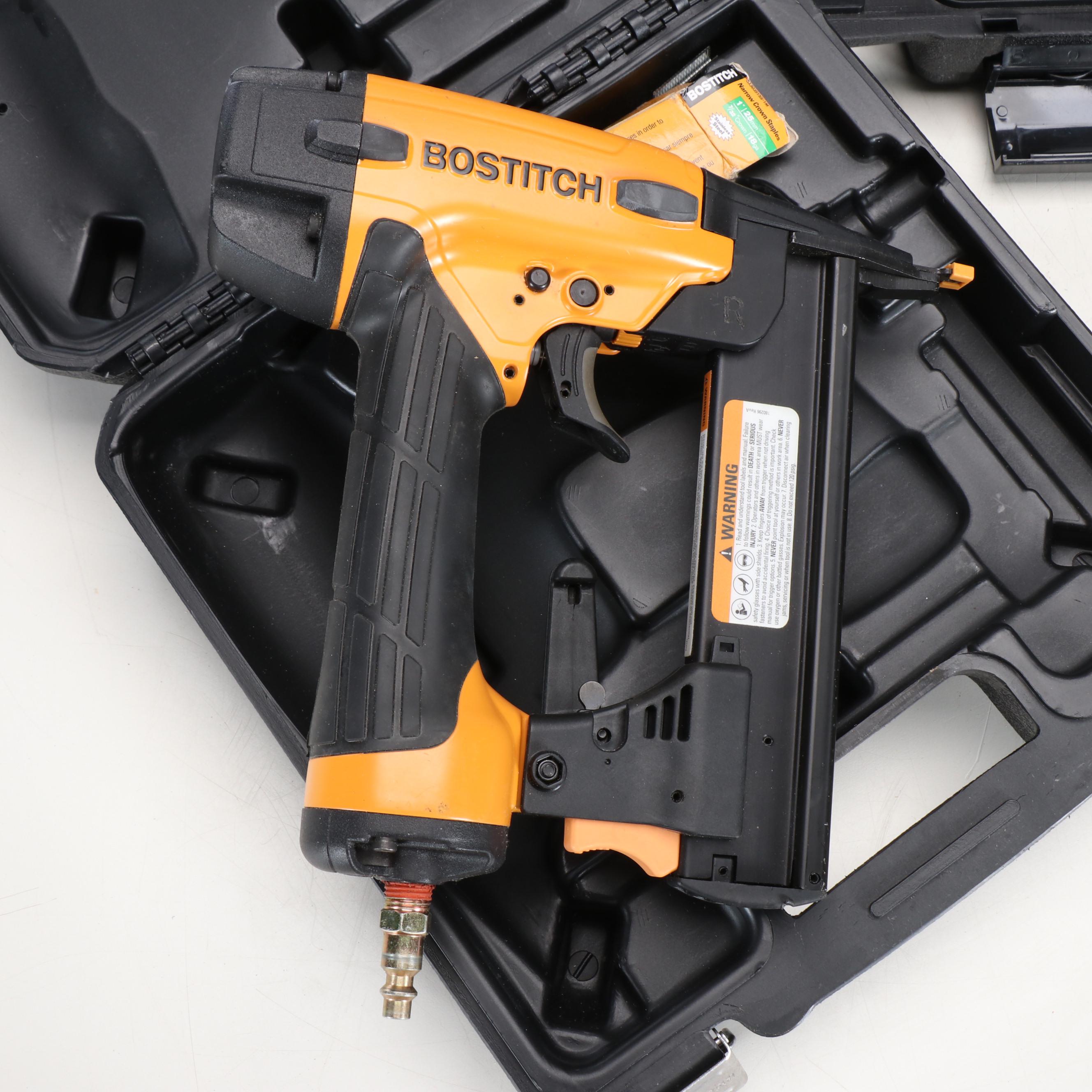 Stanley Bostitch Pneumatic Staplers and Brad Nailers with More Tools