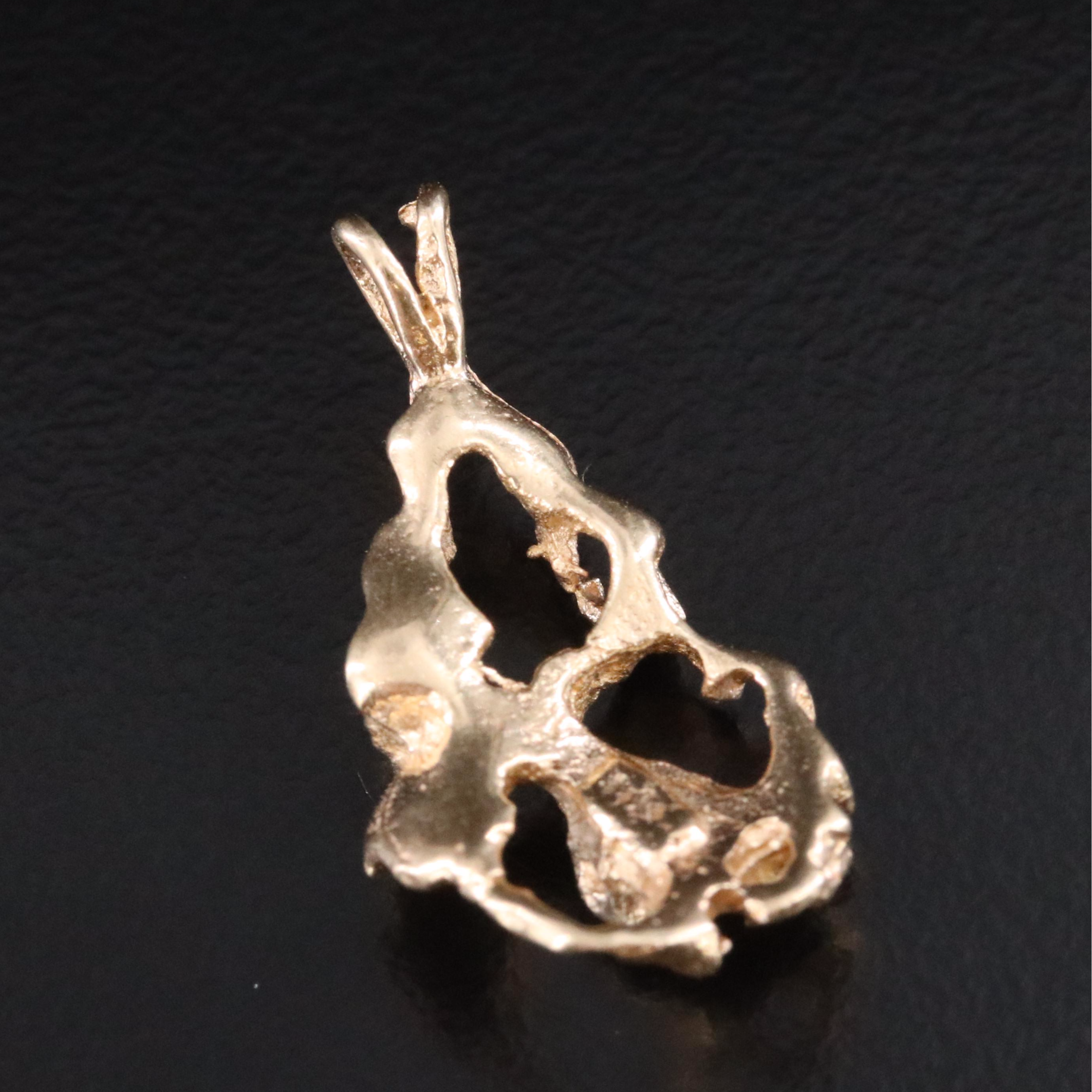 14K Biomorphic Pendant
