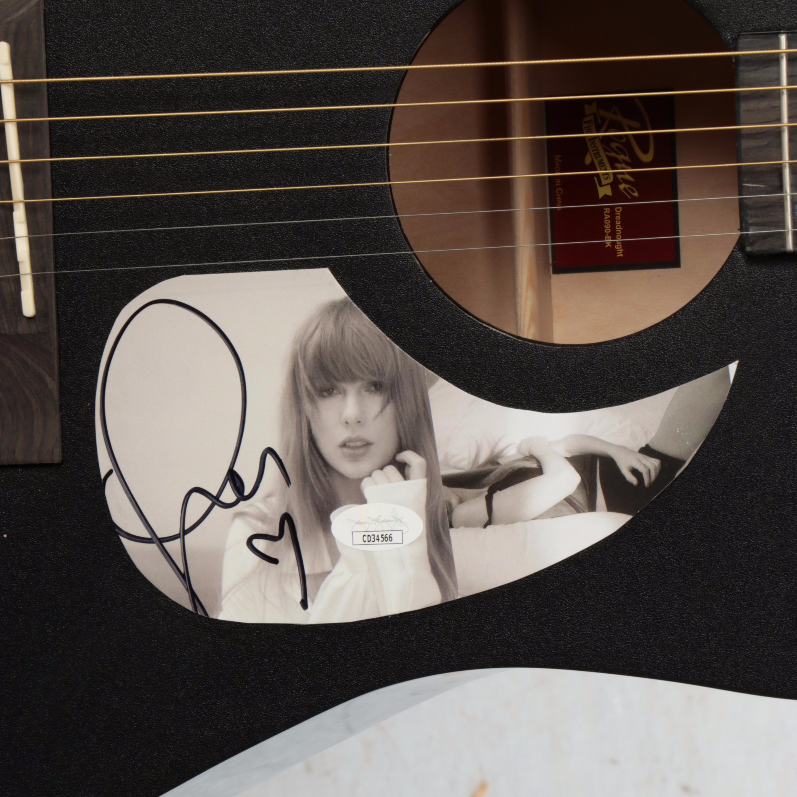 Taylor Swift "The Eras" Rogue Dreadnought Acoustic Guitar with Signed Decal, JSA