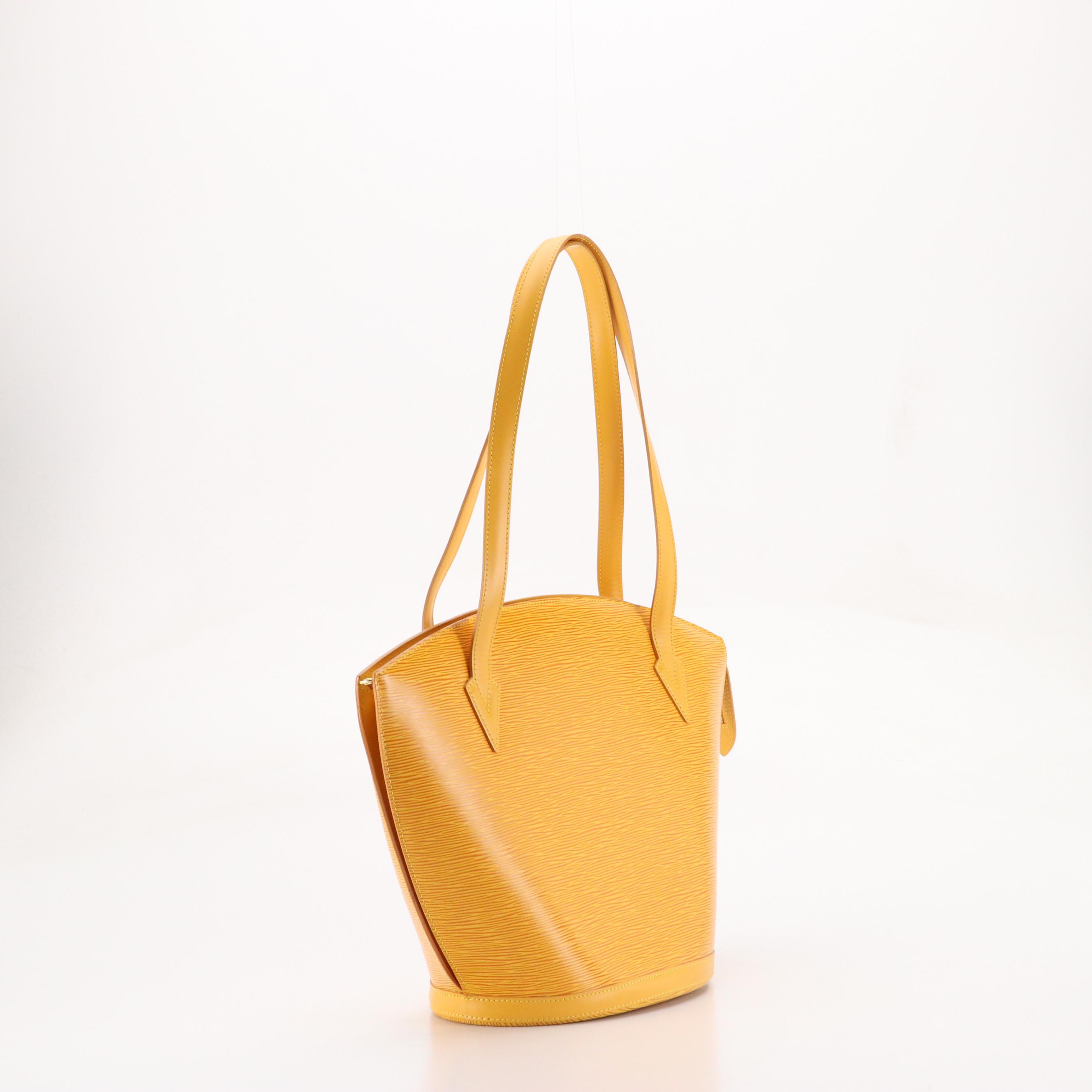 Louis Vuitton Saint Jacques GM Shoulder Bag in Tassil Yellow Epi Leather