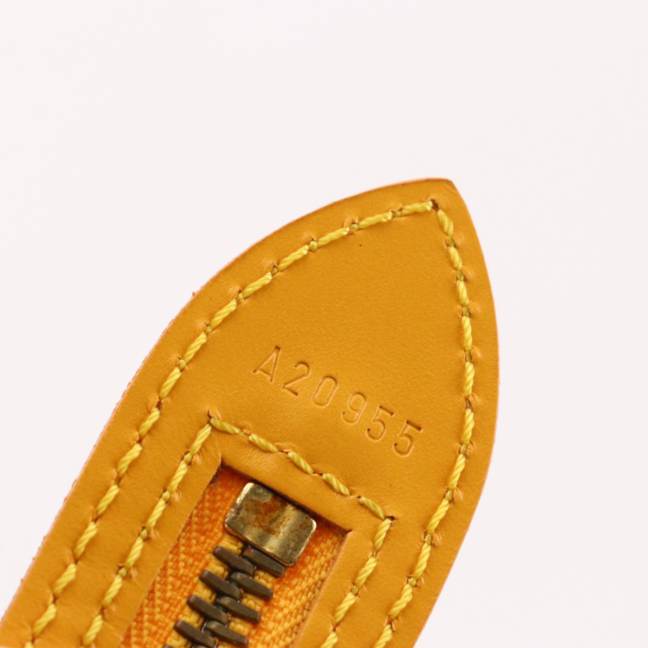 Louis Vuitton Saint Jacques GM Shoulder Bag in Tassil Yellow Epi Leather