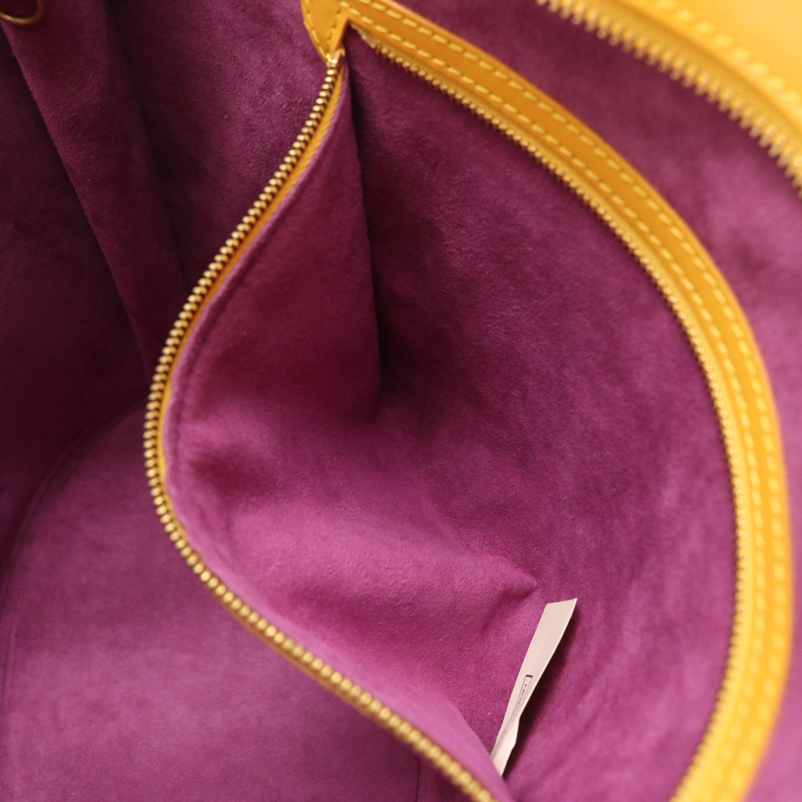 Louis Vuitton Saint Jacques GM Shoulder Bag in Tassil Yellow Epi Leather