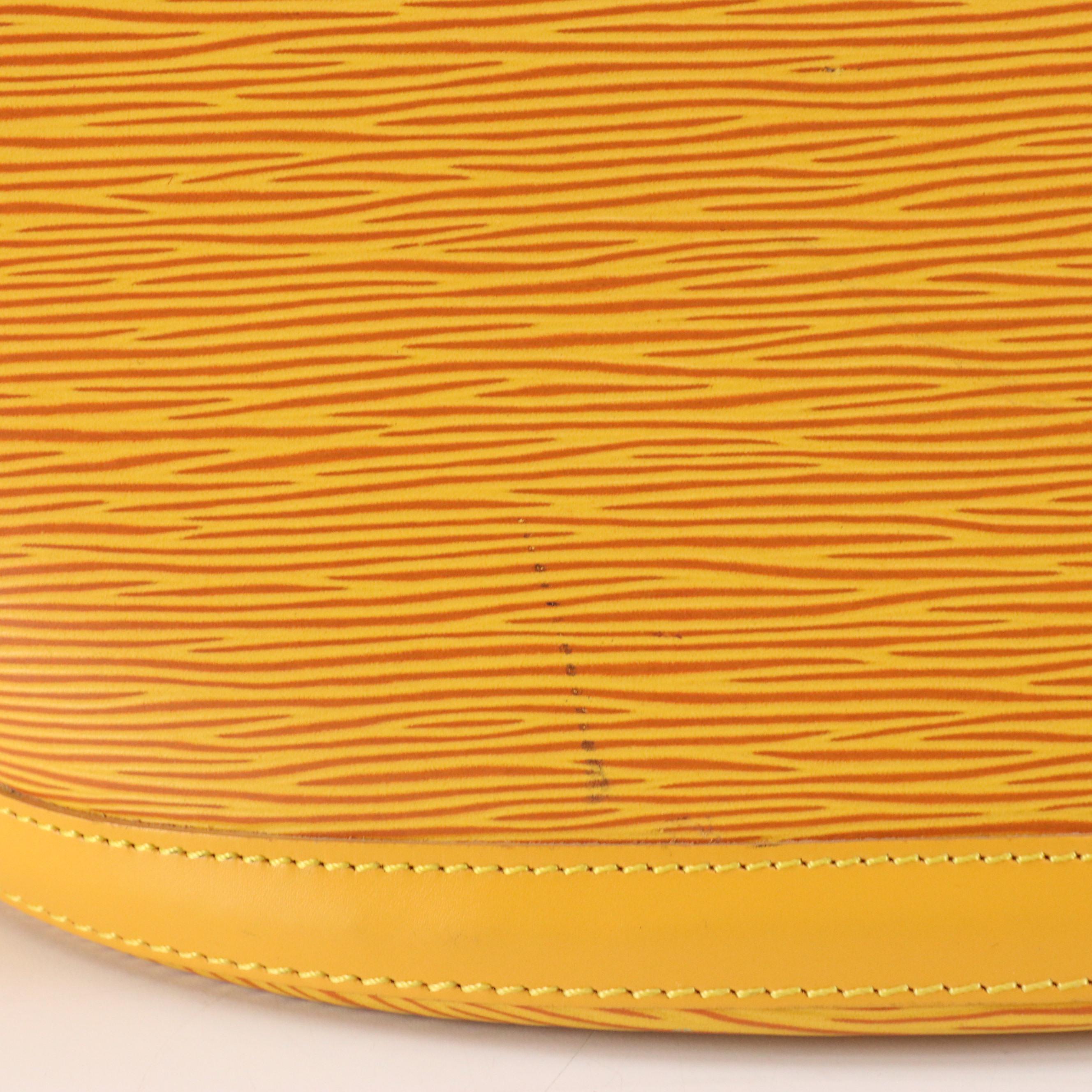 Louis Vuitton Saint Jacques GM Shoulder Bag in Tassil Yellow Epi Leather