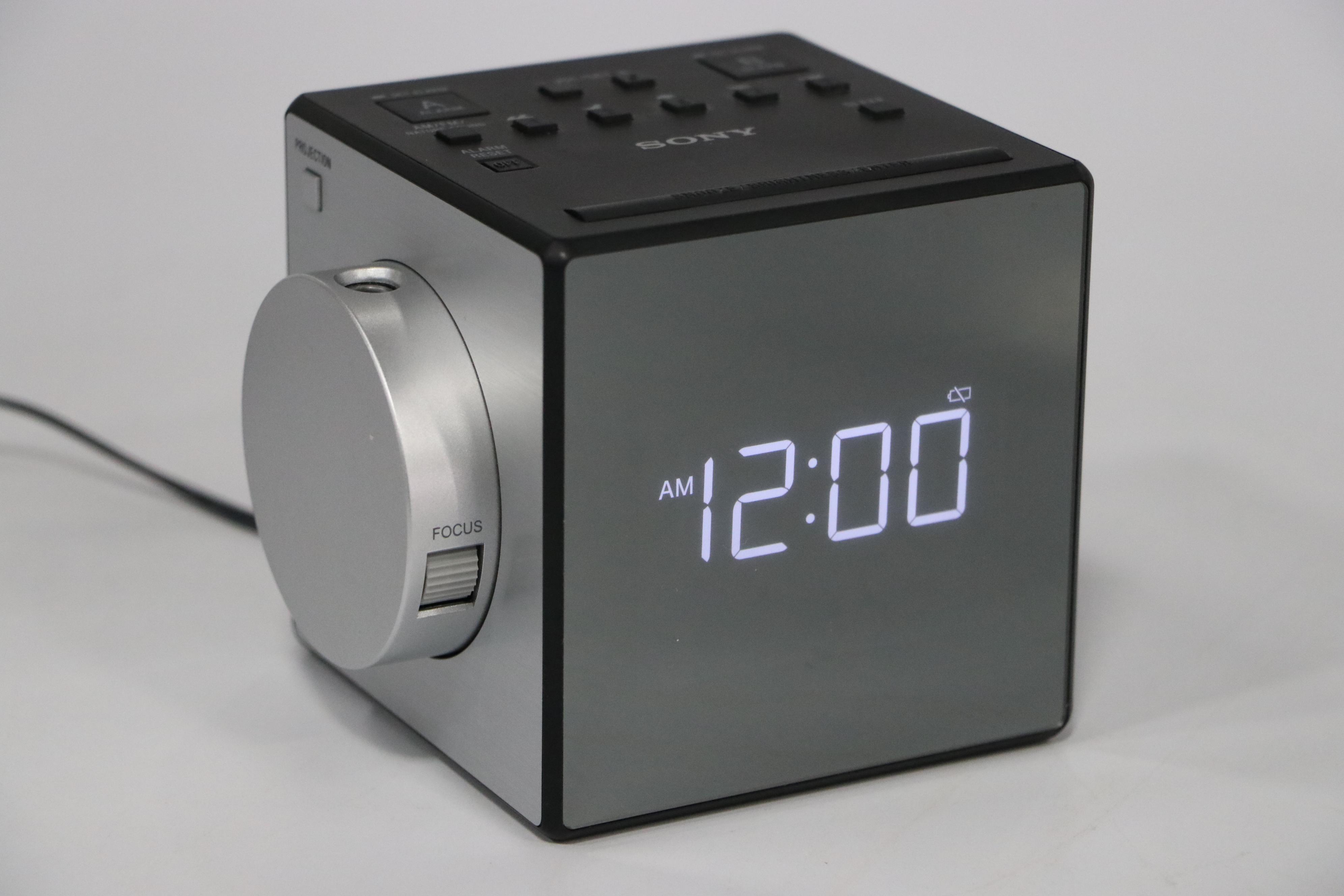 Sony Model ICF-C1PJ Radio Alarm Clock with Time Projector