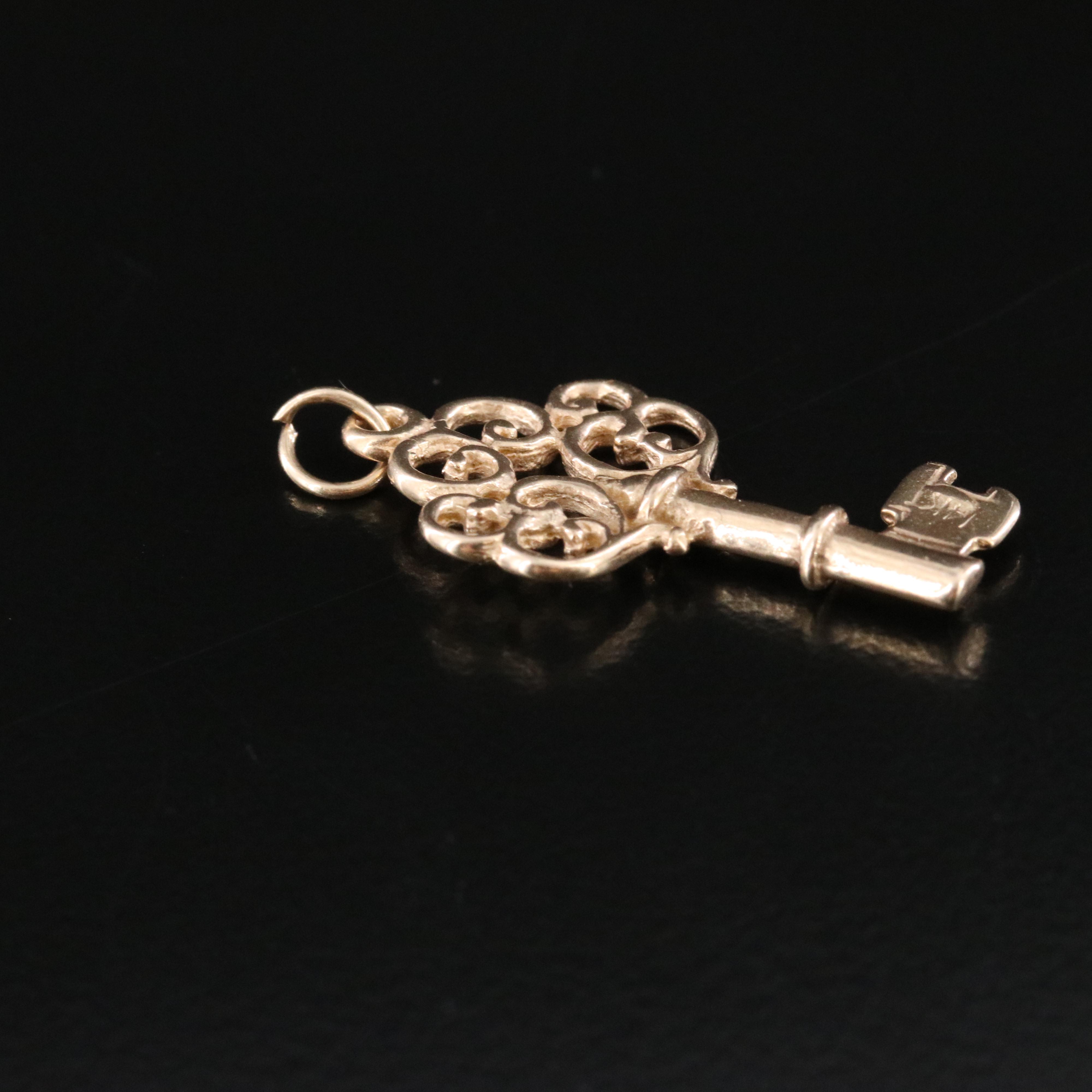 14K Key Charm