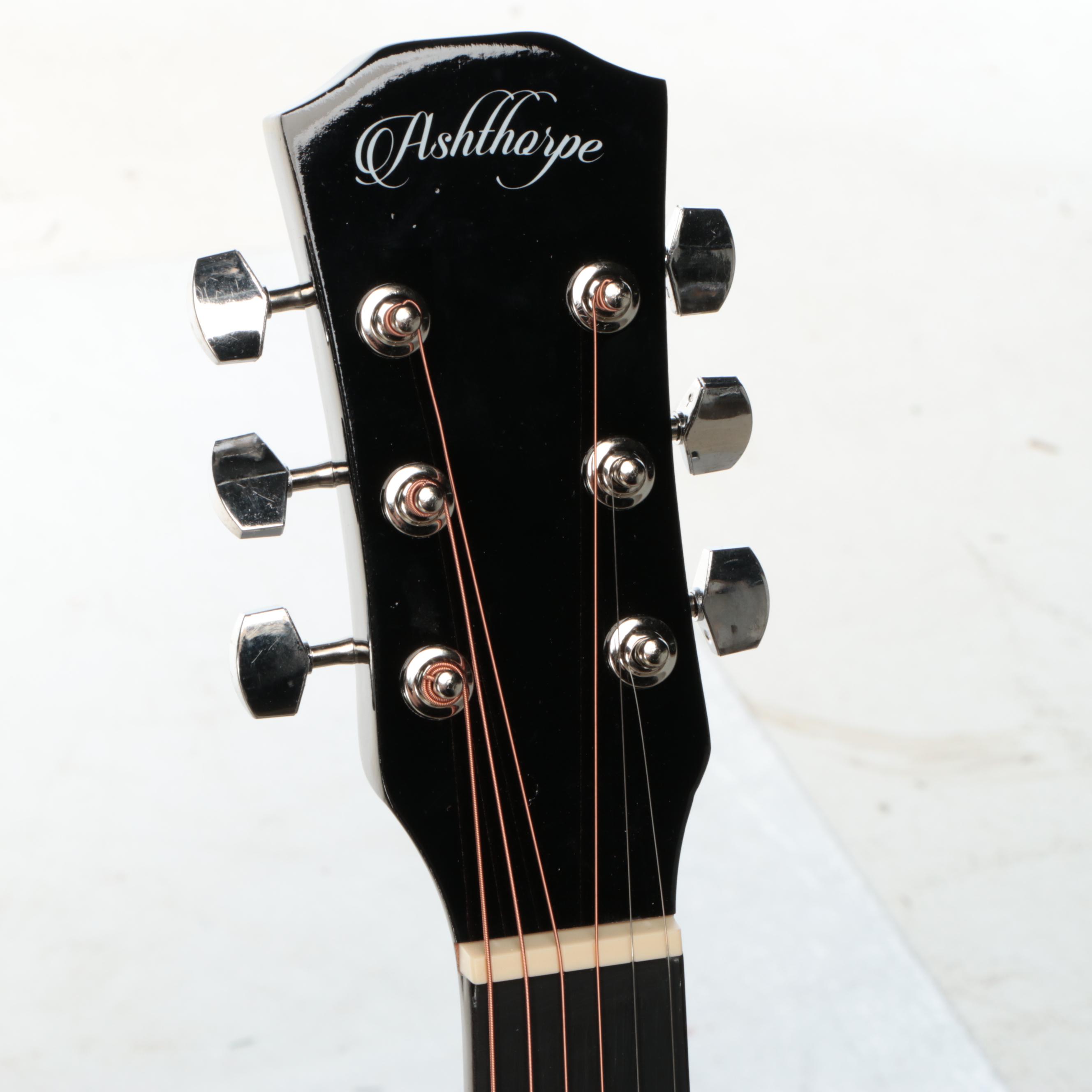 Taylor Swift Decal-Signed "The Eras Tour" Ashthorpe Acoustic Guitar, JSA