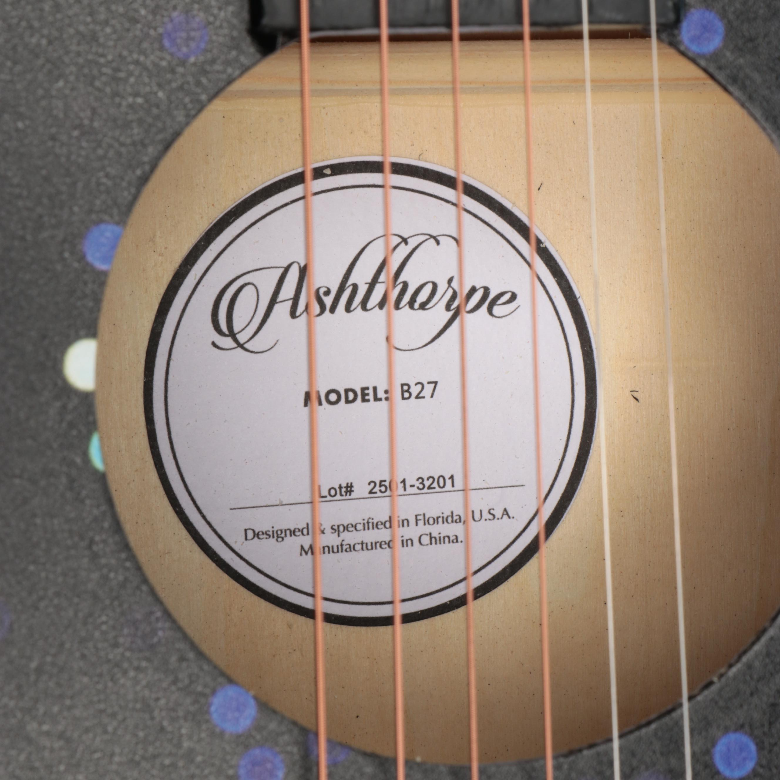 Taylor Swift Decal-Signed "The Eras Tour" Ashthorpe Acoustic Guitar, JSA