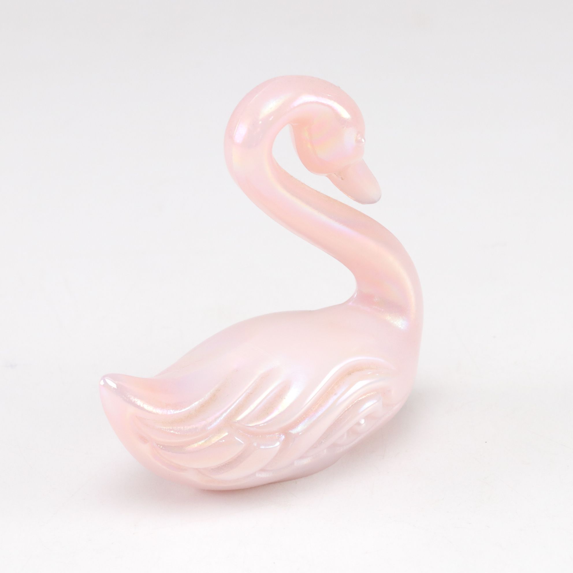 Fenton Pink Fairy Lamp, Carnival Glass Hen on Nest, Seashell Boxes & More