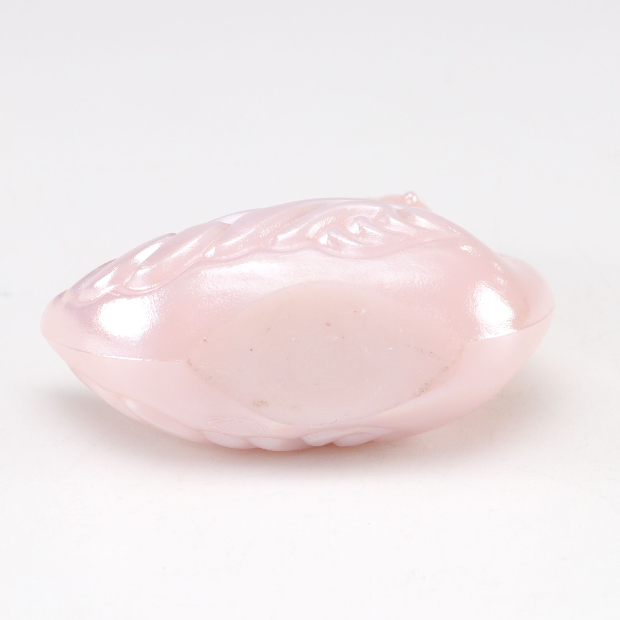 Fenton Pink Fairy Lamp, Carnival Glass Hen on Nest, Seashell Boxes & More