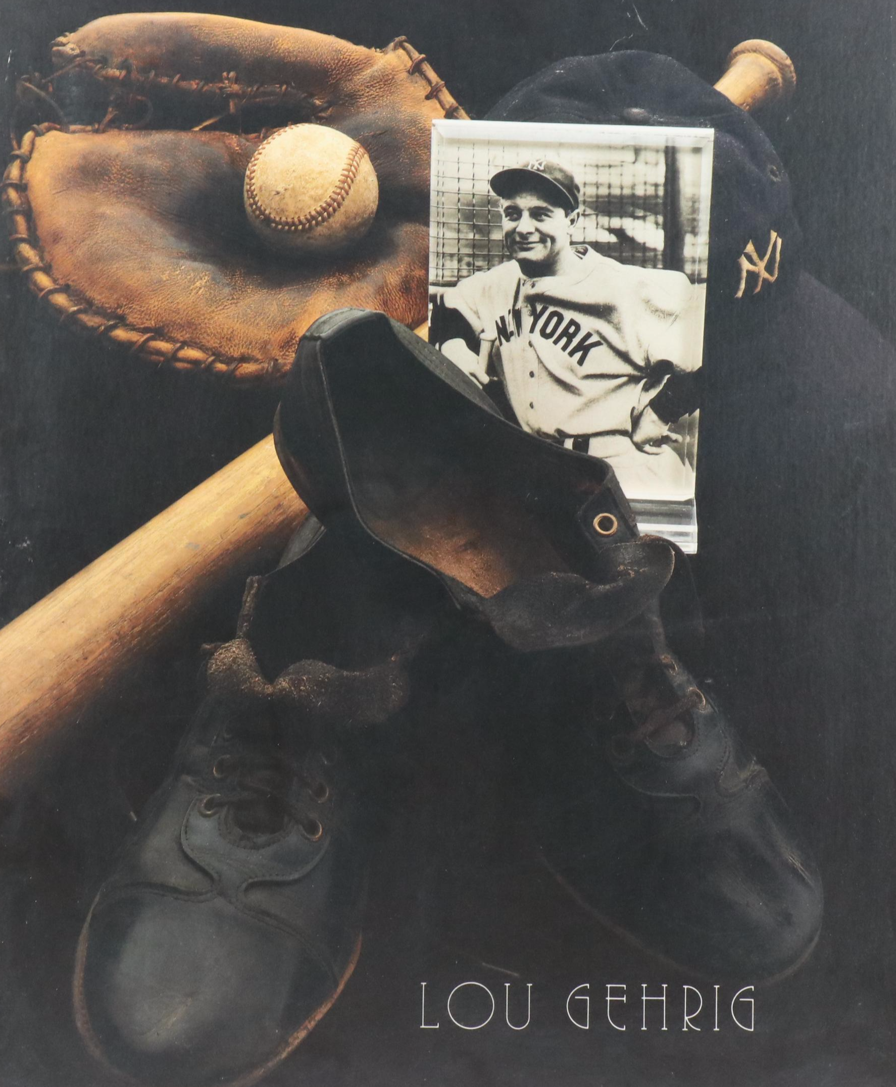 Lou Gehrig Offset Lithograph Poster