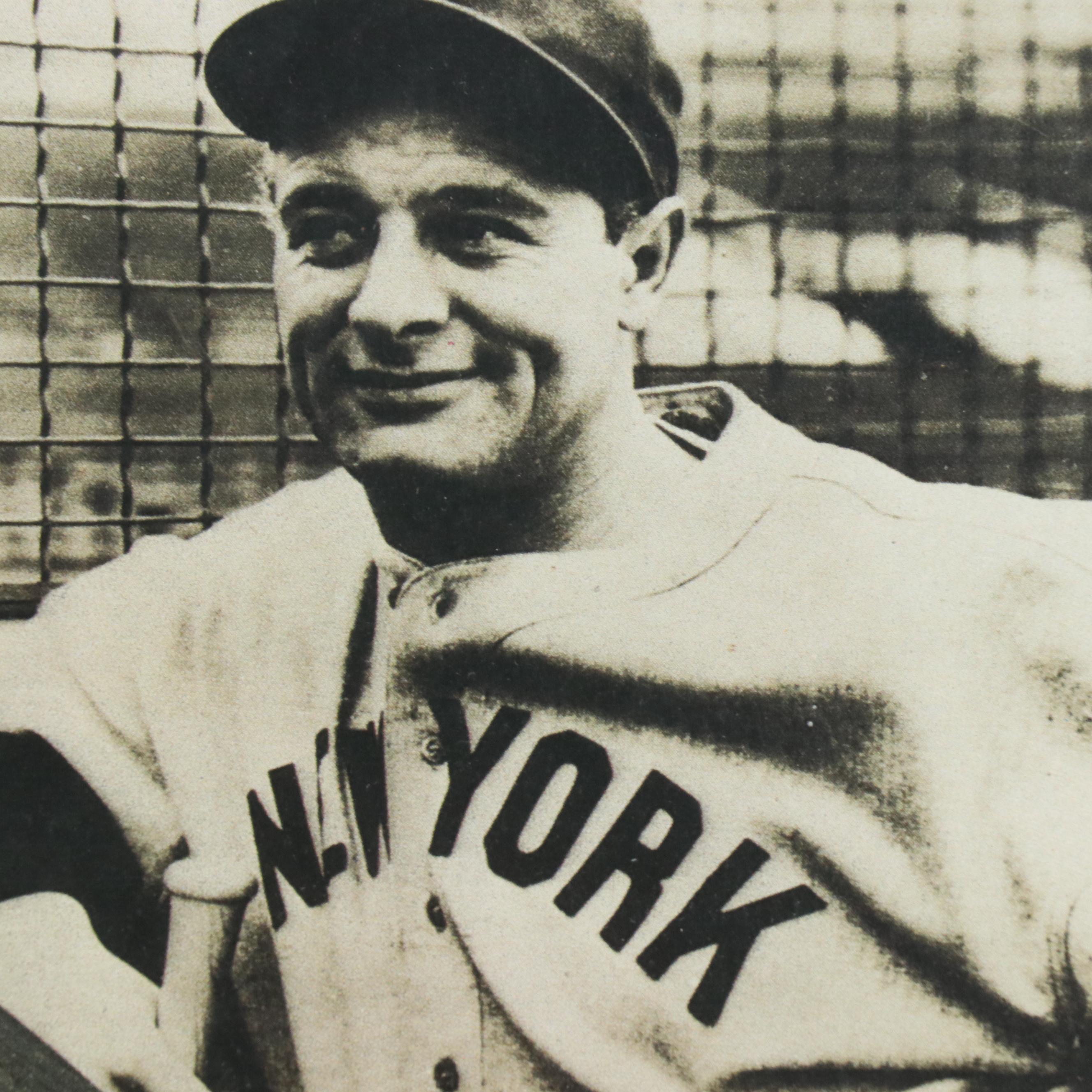 Lou Gehrig Offset Lithograph Poster