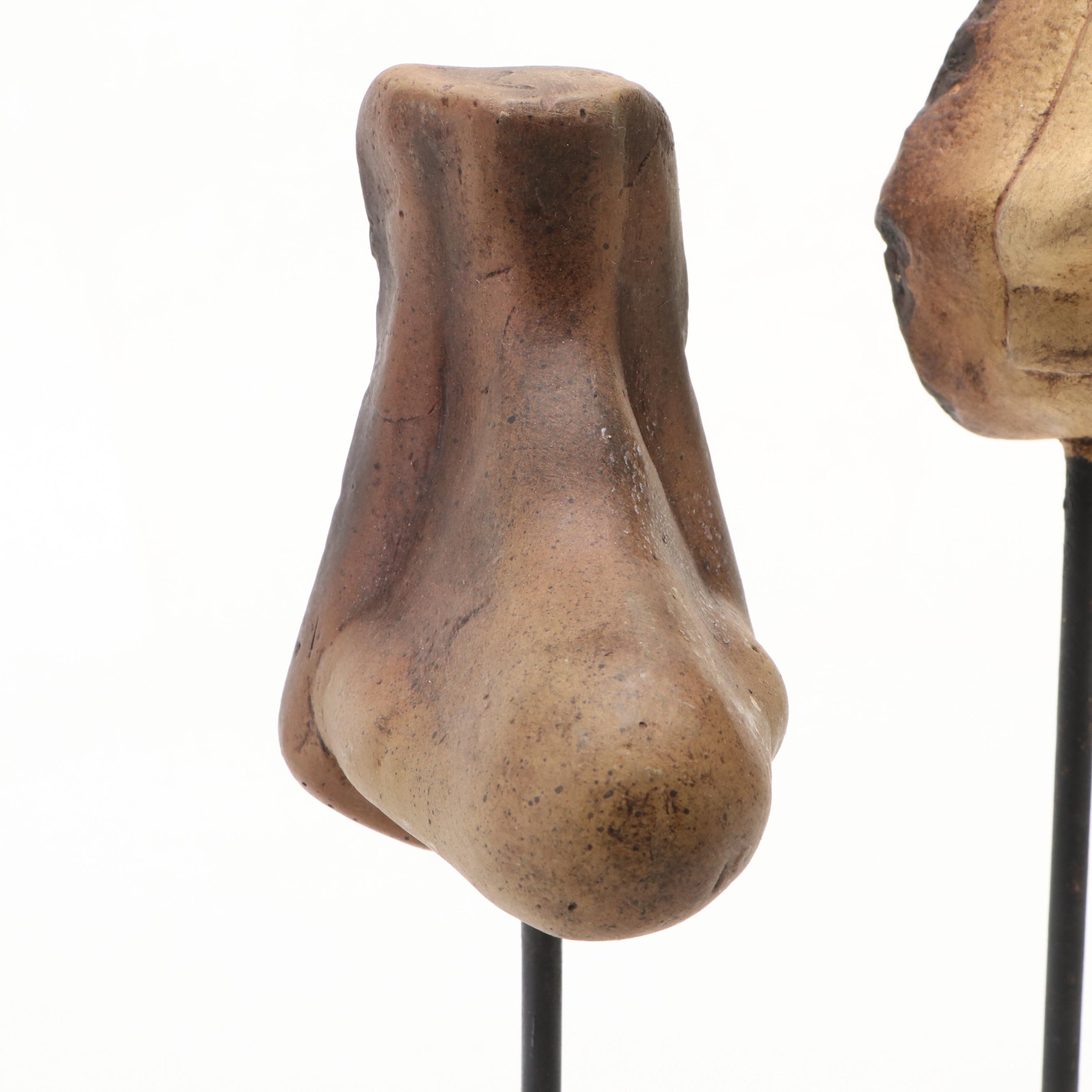 Restoration Hardware Vintage Carnival Style Noses on Stands