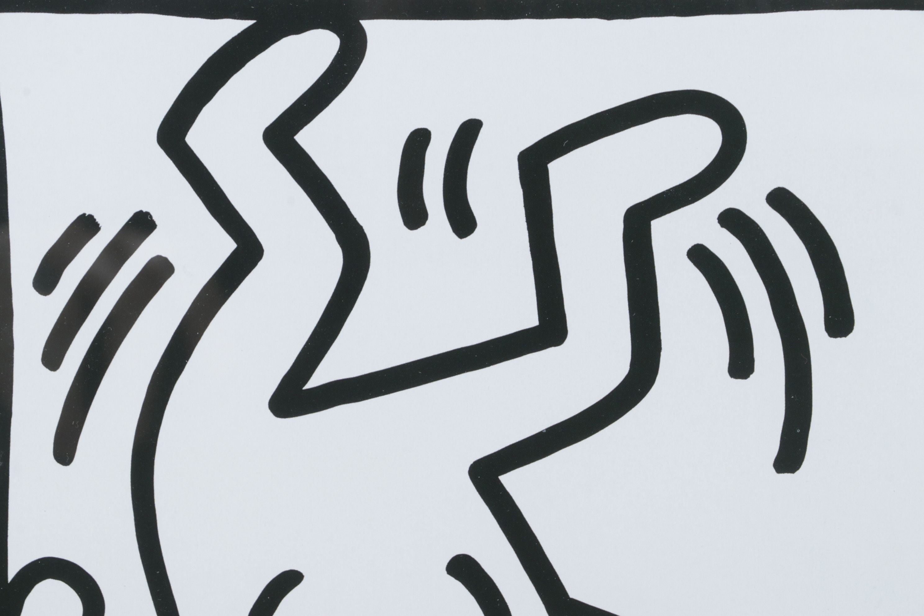 Offset Lithograph after Keith Haring Poster for Lucky Strike