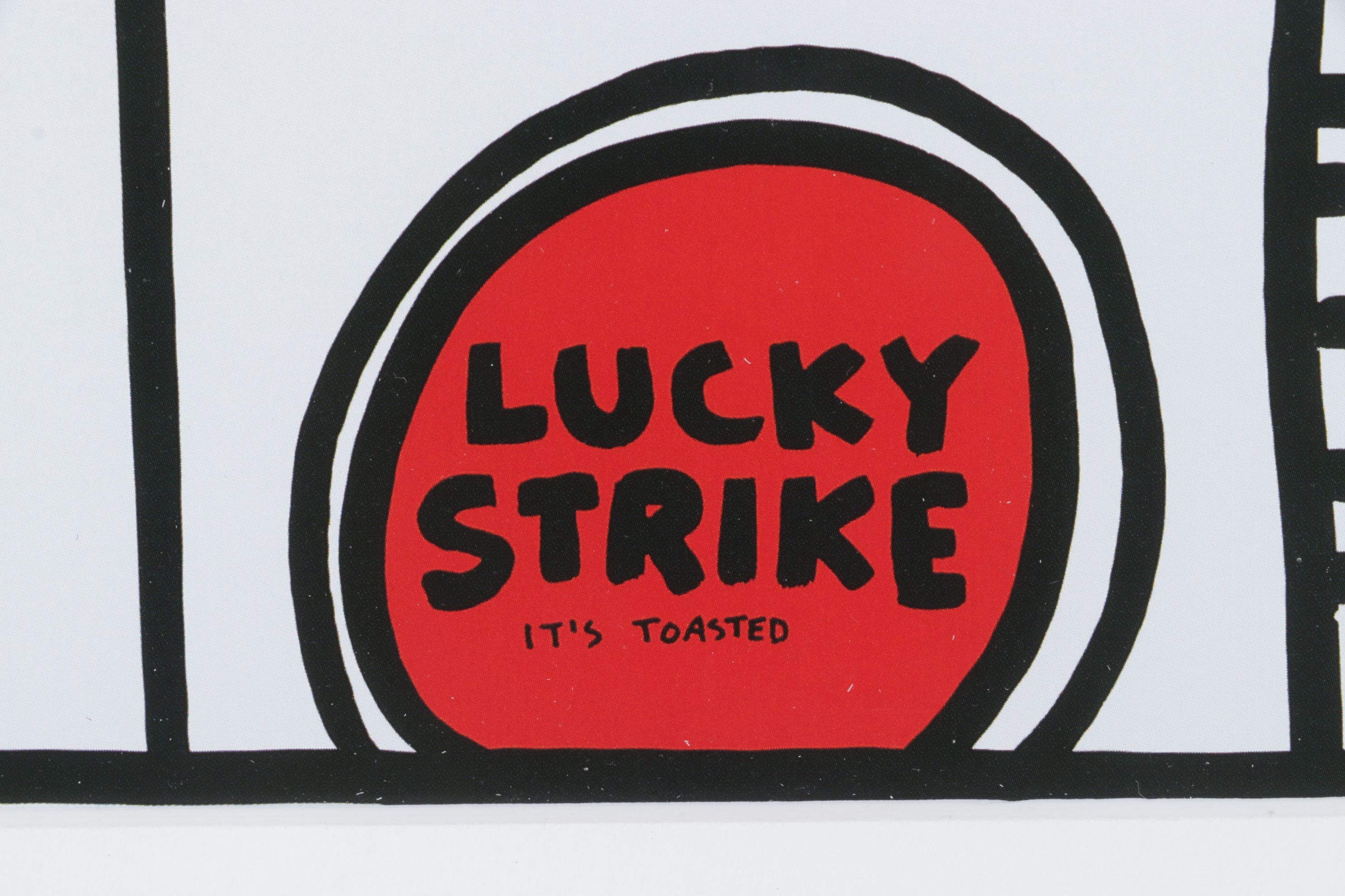 Offset Lithograph after Keith Haring Poster for Lucky Strike