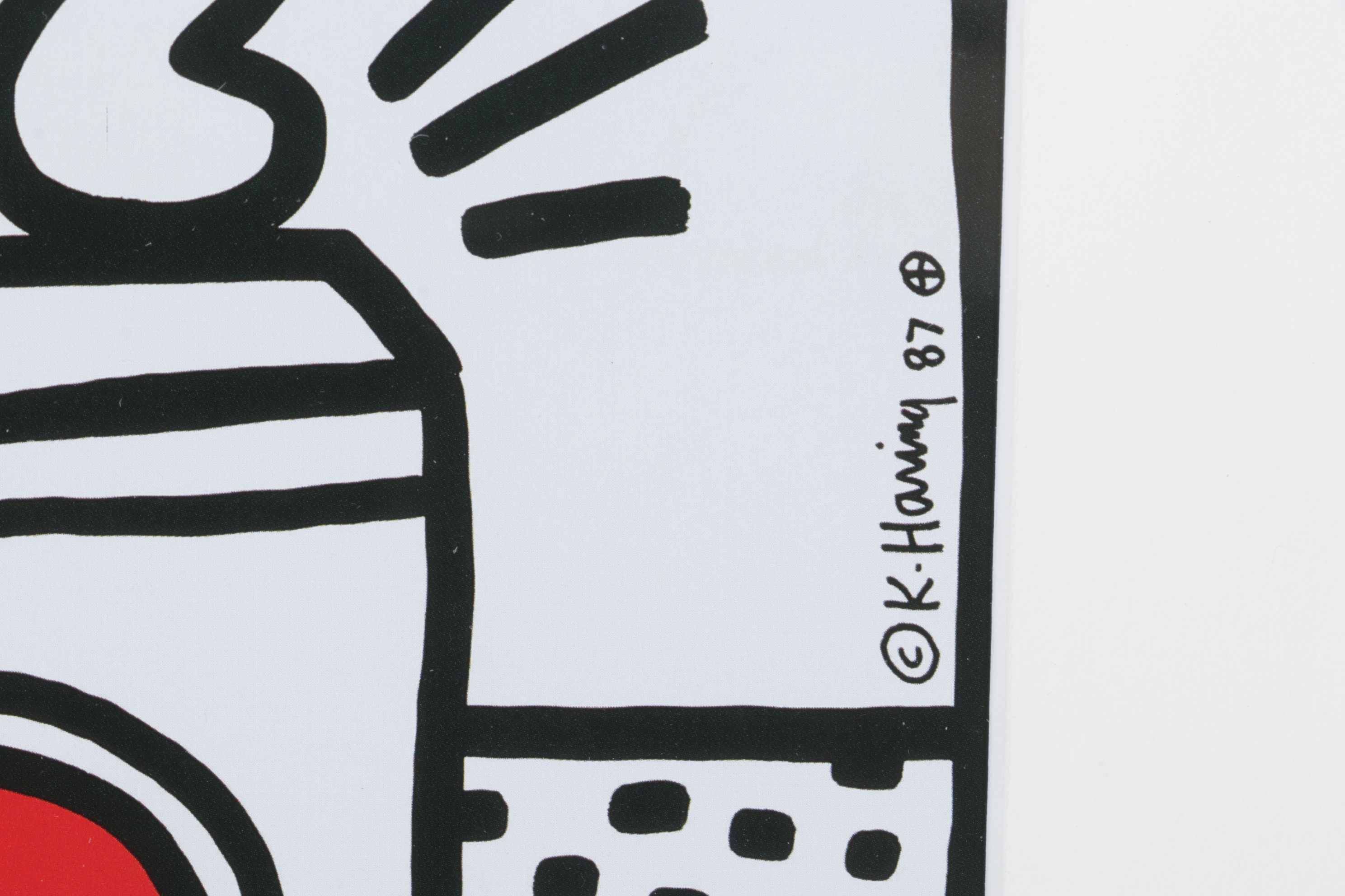 Offset Lithograph after Keith Haring Poster for Lucky Strike