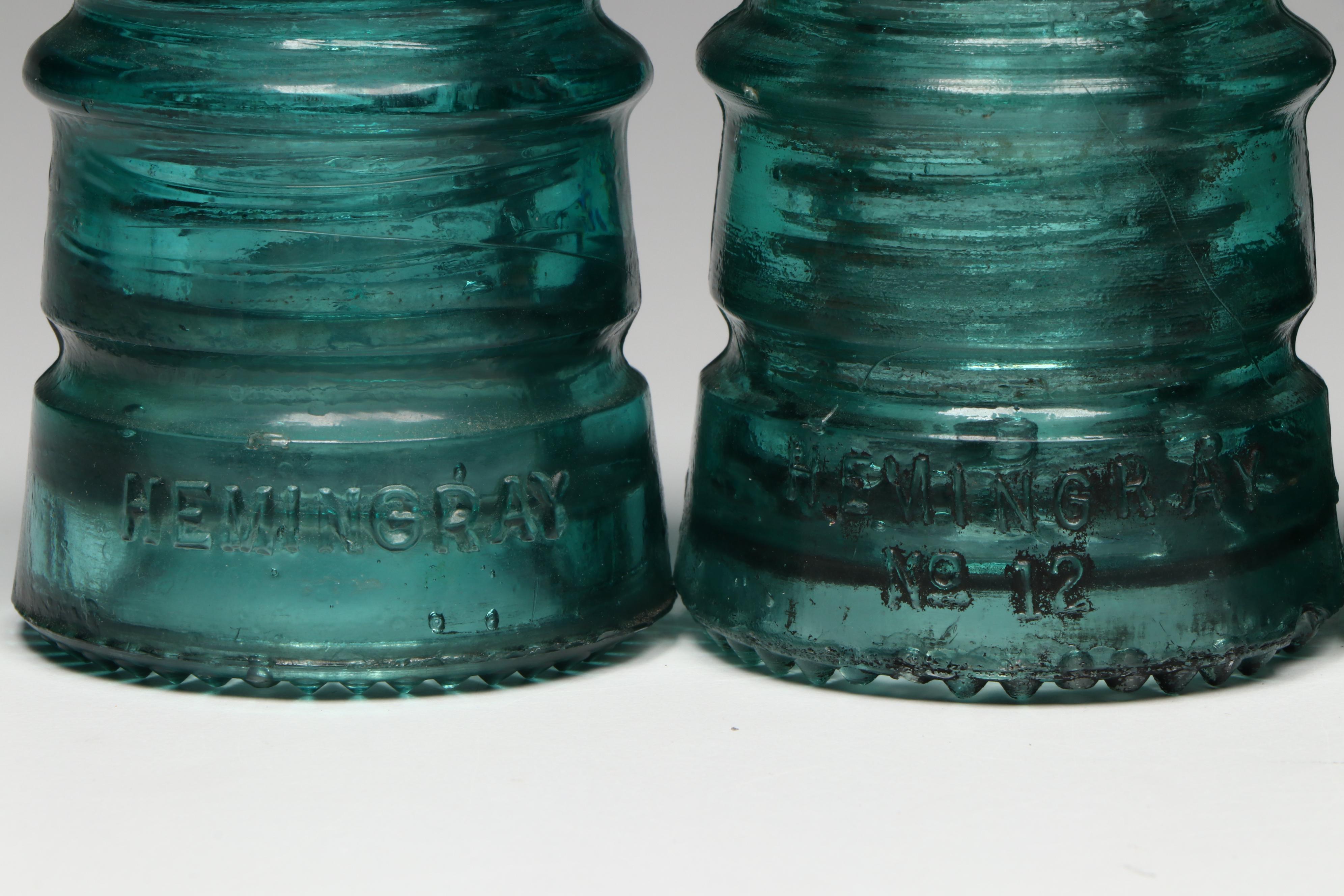 Late Victorian Hemingray, Brookfield and Other Glass Insulators