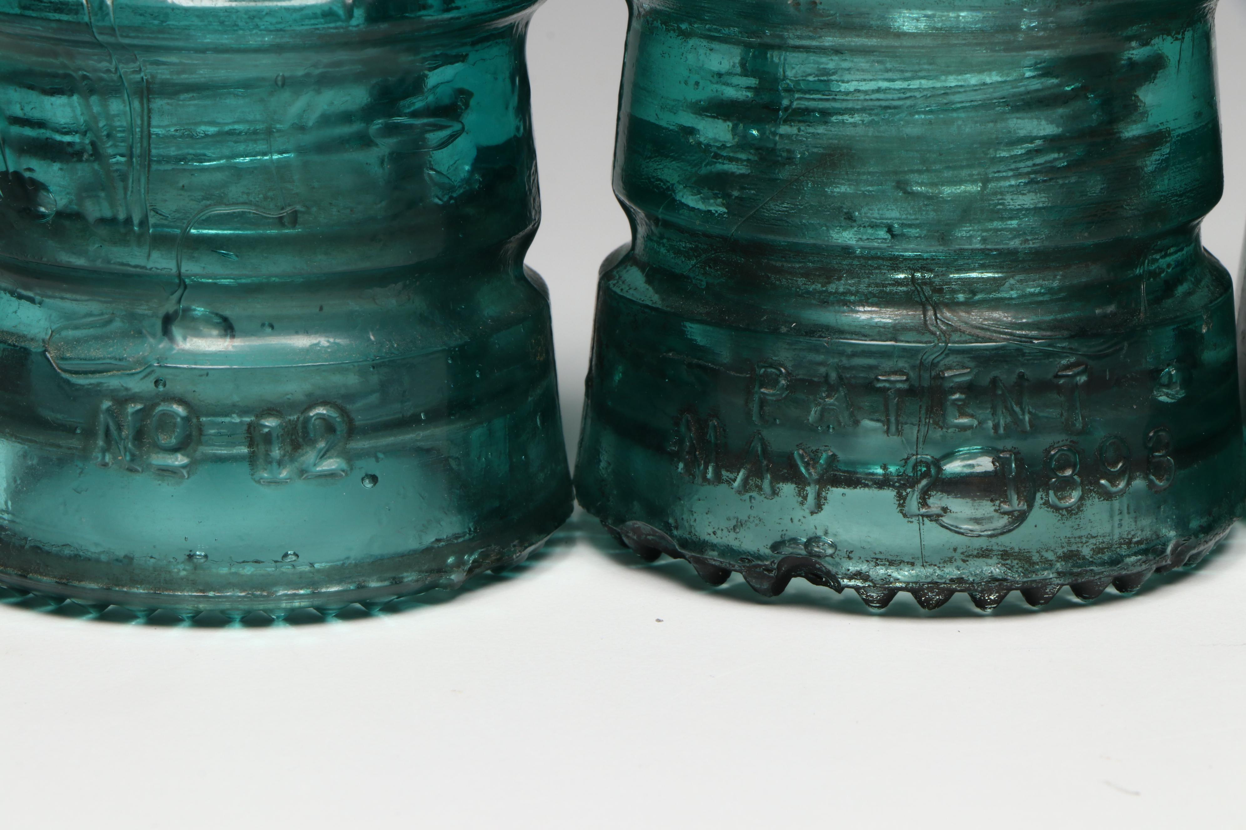 Late Victorian Hemingray, Brookfield and Other Glass Insulators