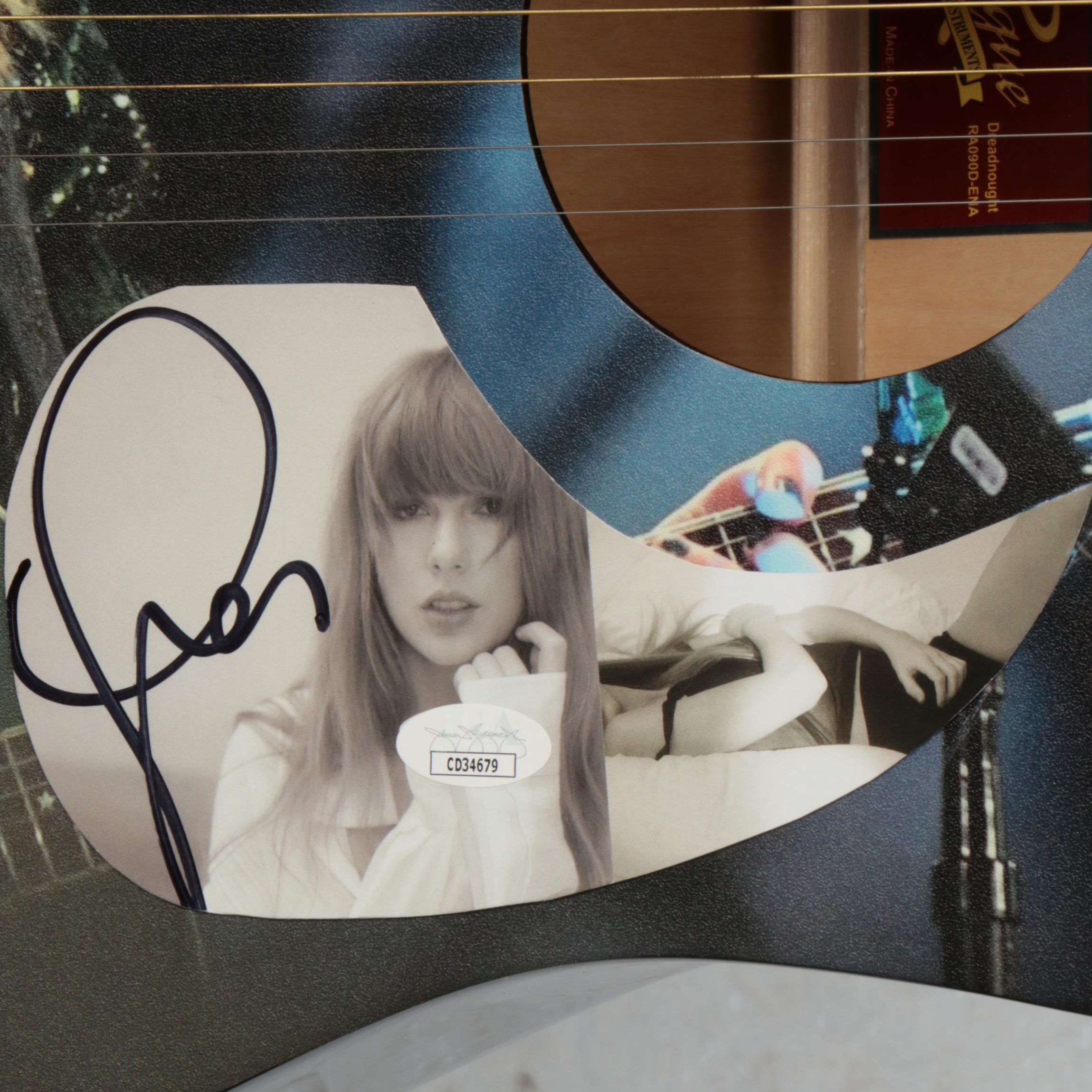 Taylor Swift Decal-Signed "The Eras Tour" Rogue Acoustic Guitar, JSA