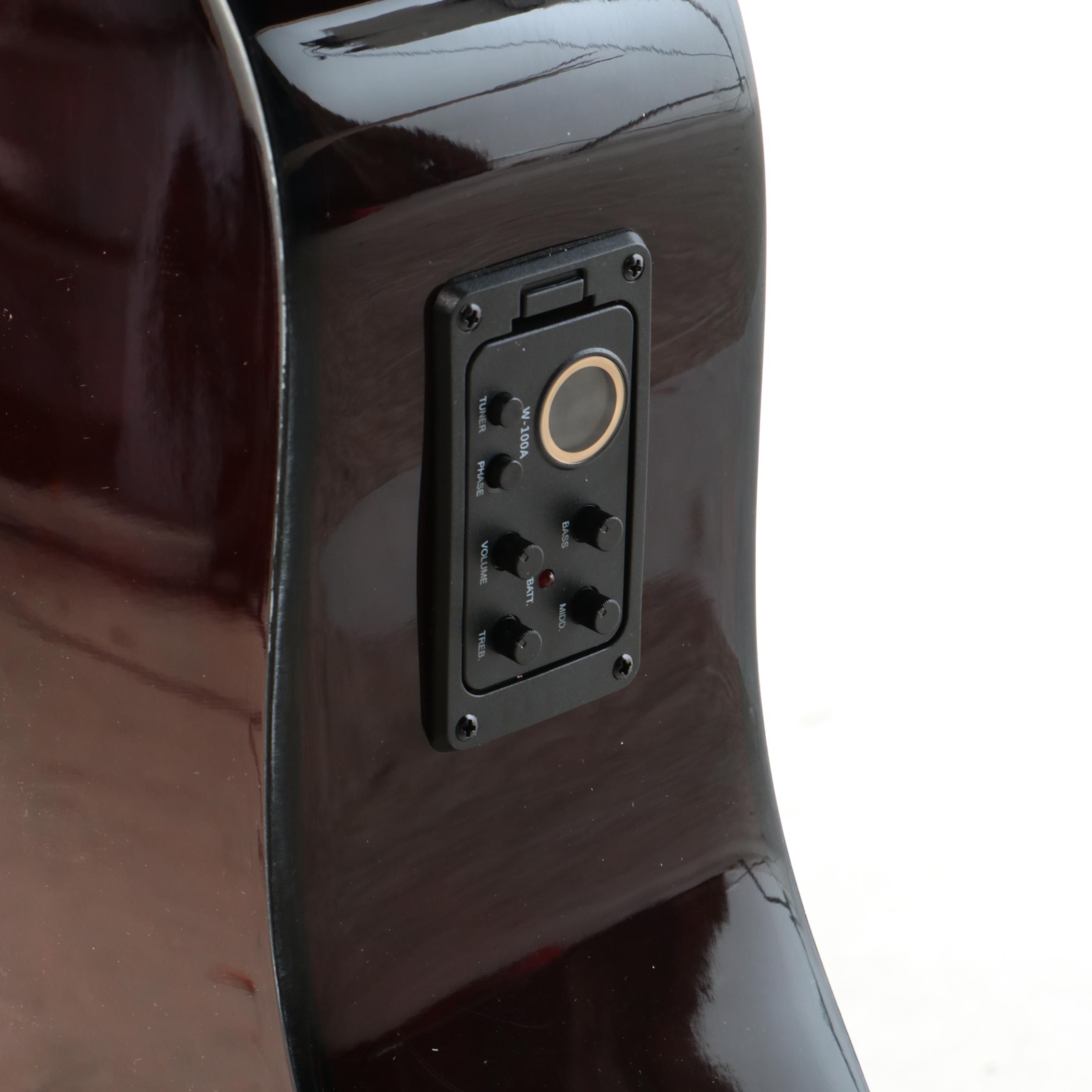 Taylor Swift Decal-Signed "The Eras Tour" Rogue Acoustic Guitar, JSA