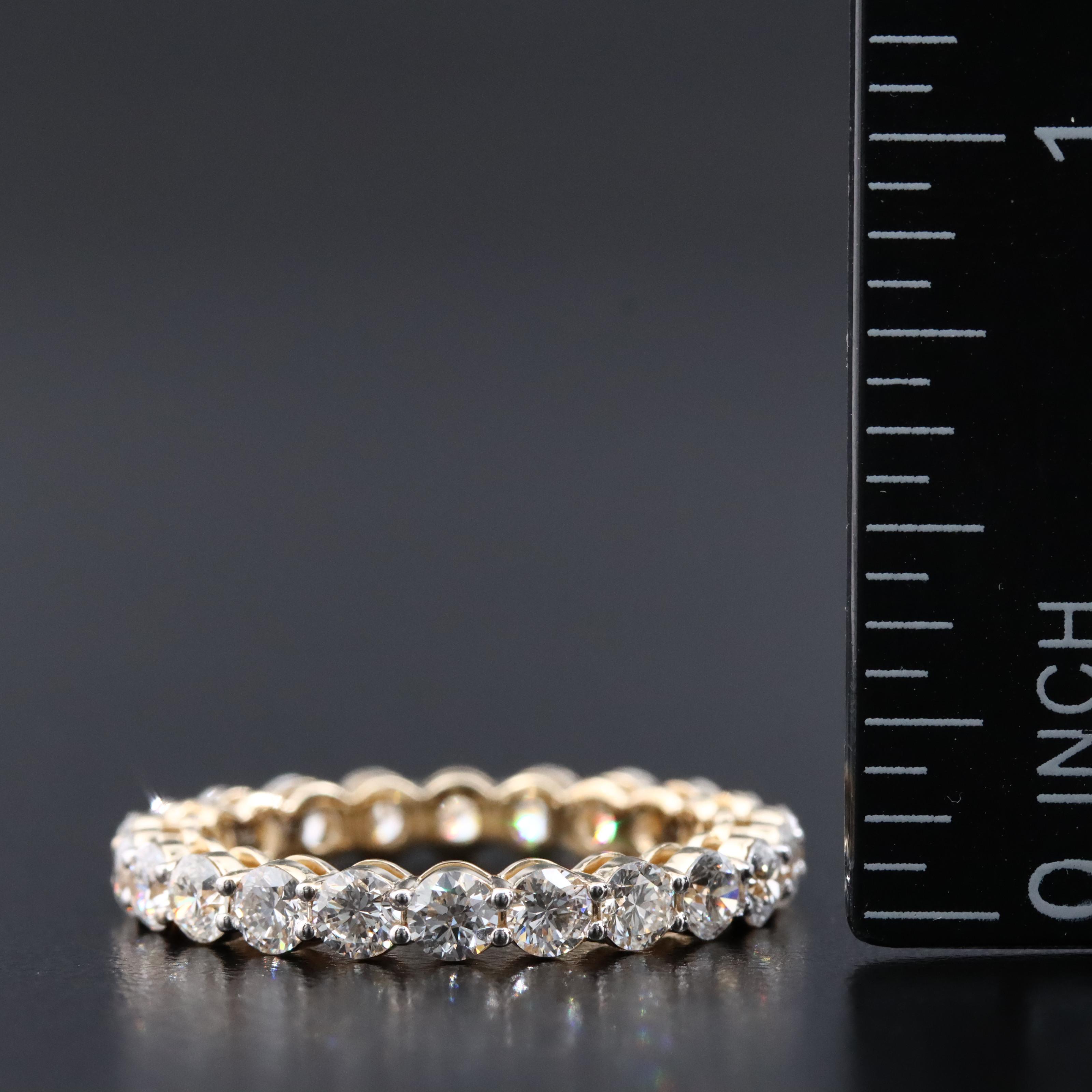 14K 2.17 CTW Lab Grown Diamond Eternity Band