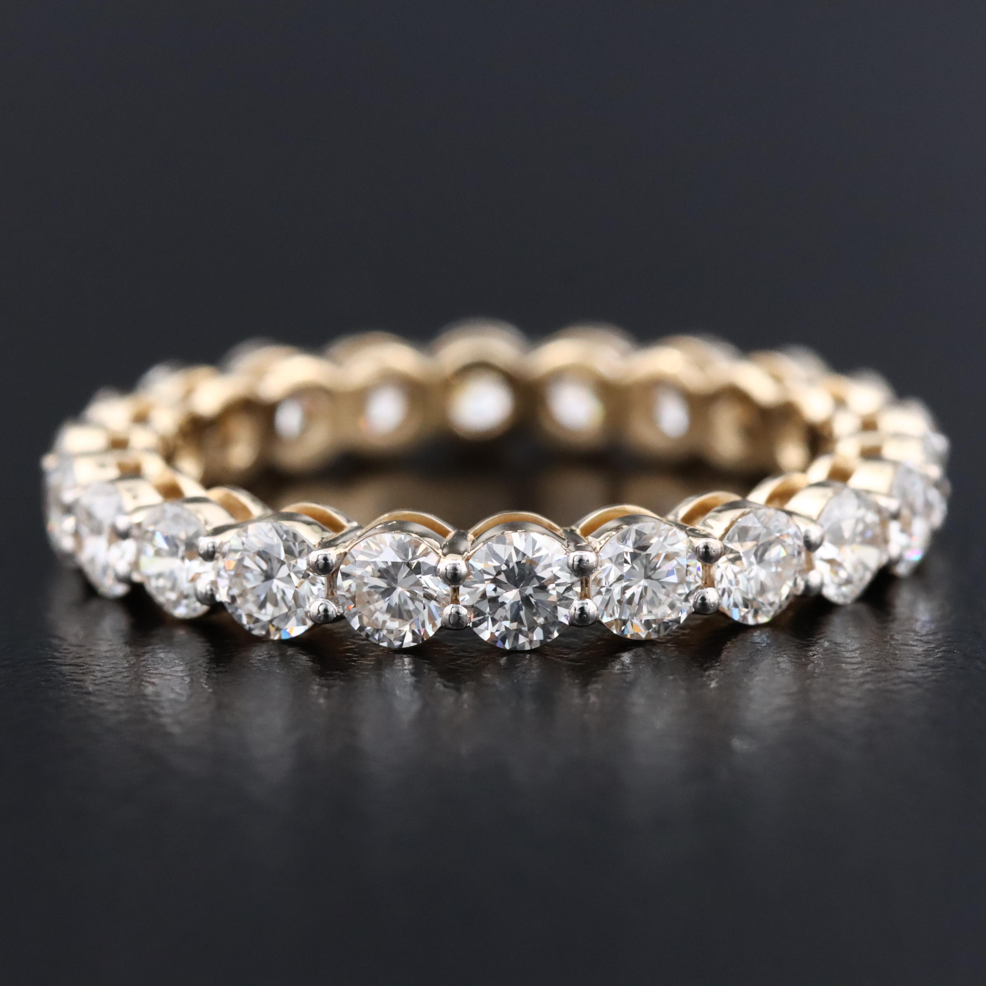 14K 2.17 CTW Lab Grown Diamond Eternity Band