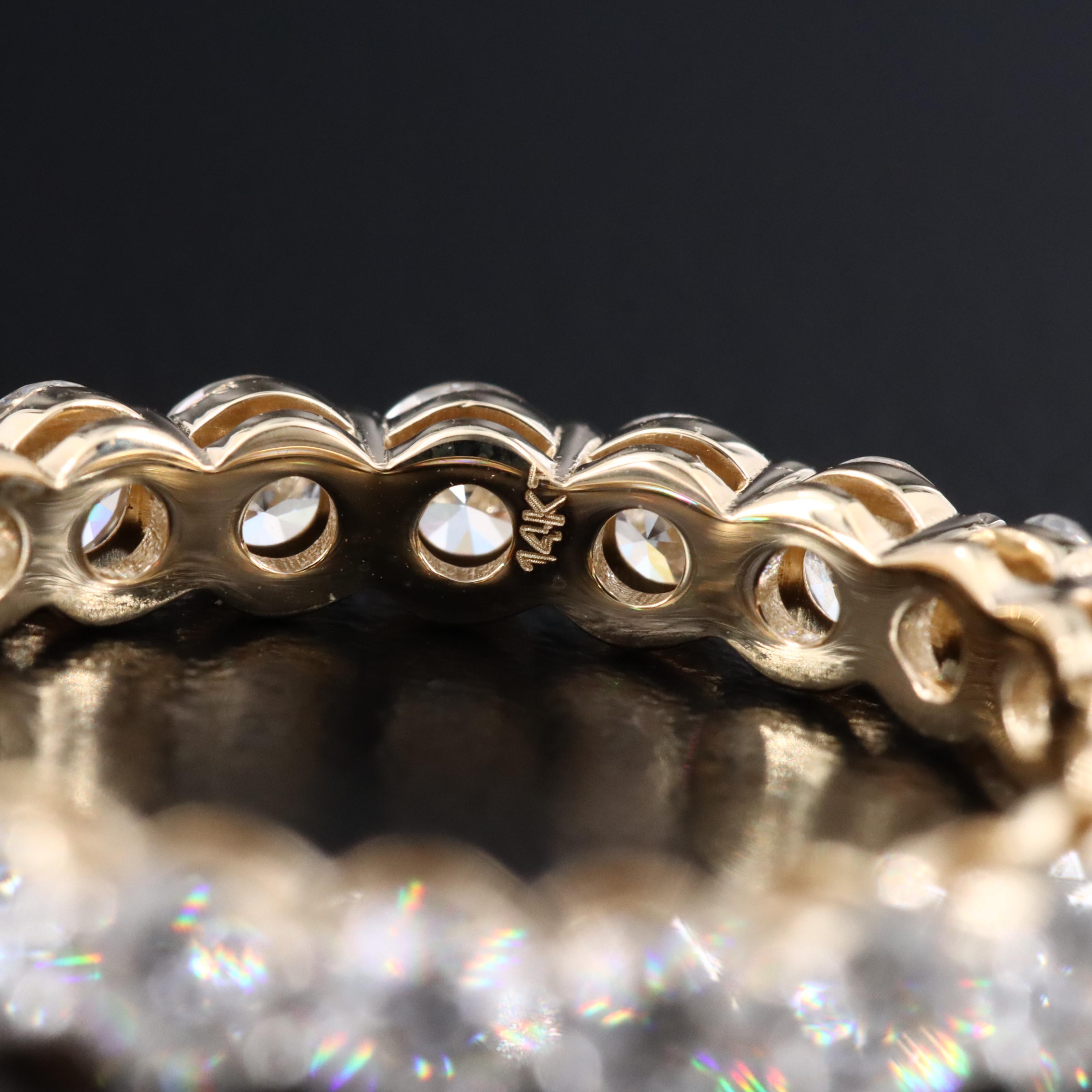 14K 2.17 CTW Lab Grown Diamond Eternity Band