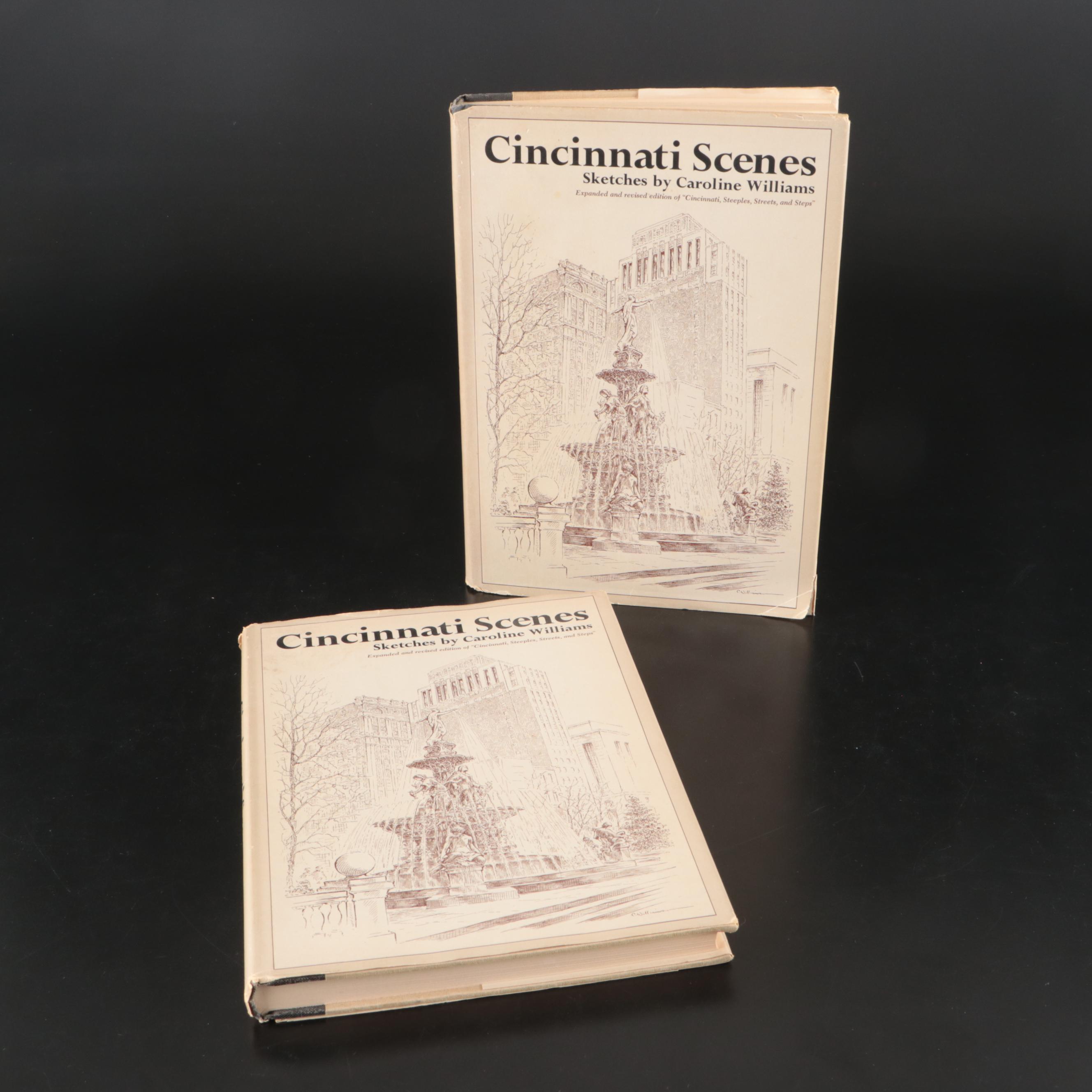 Caroline Williams for Wedgwood Cincinnati Plates with Signed "Cincinnati Scenes"