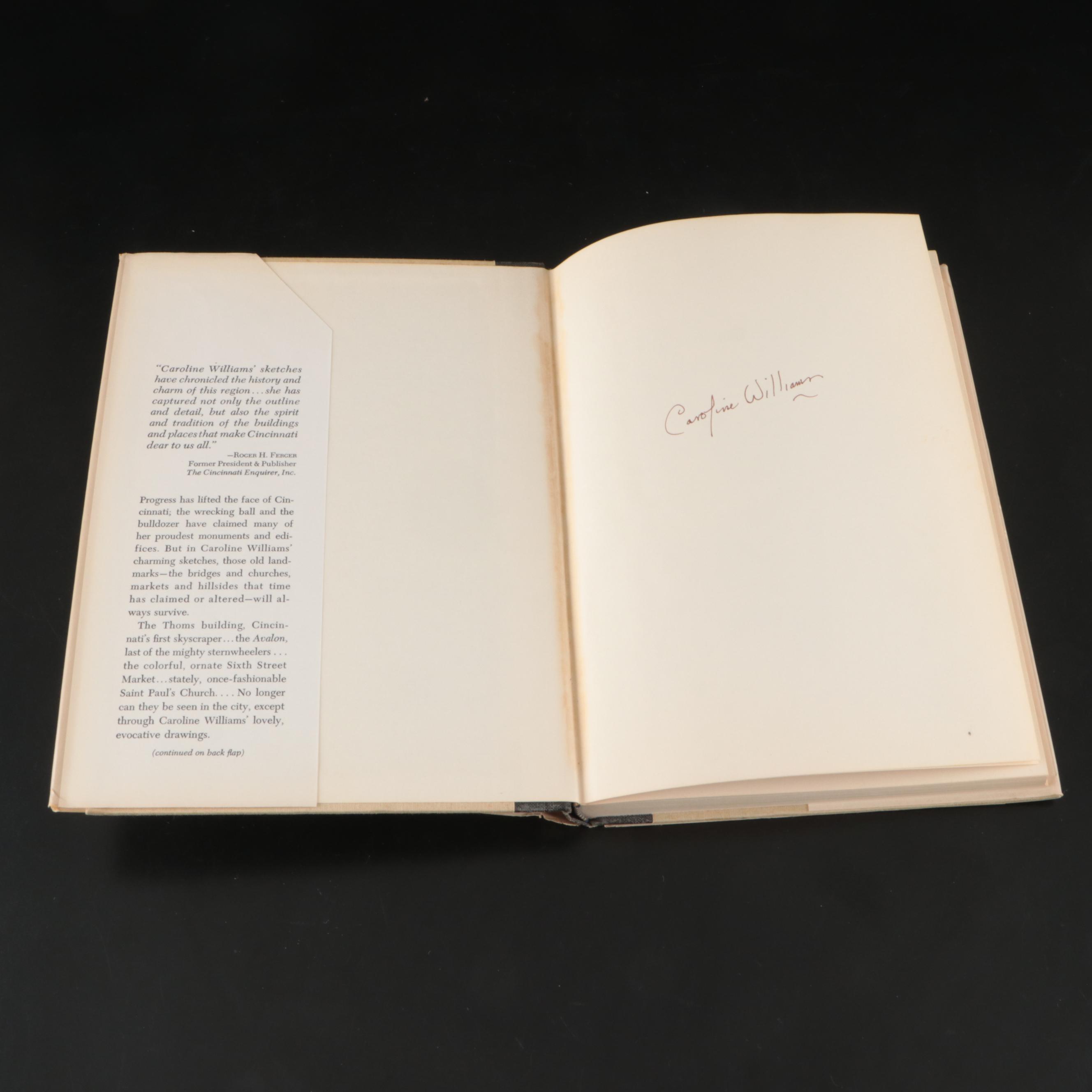 Caroline Williams for Wedgwood Cincinnati Plates with Signed "Cincinnati Scenes"