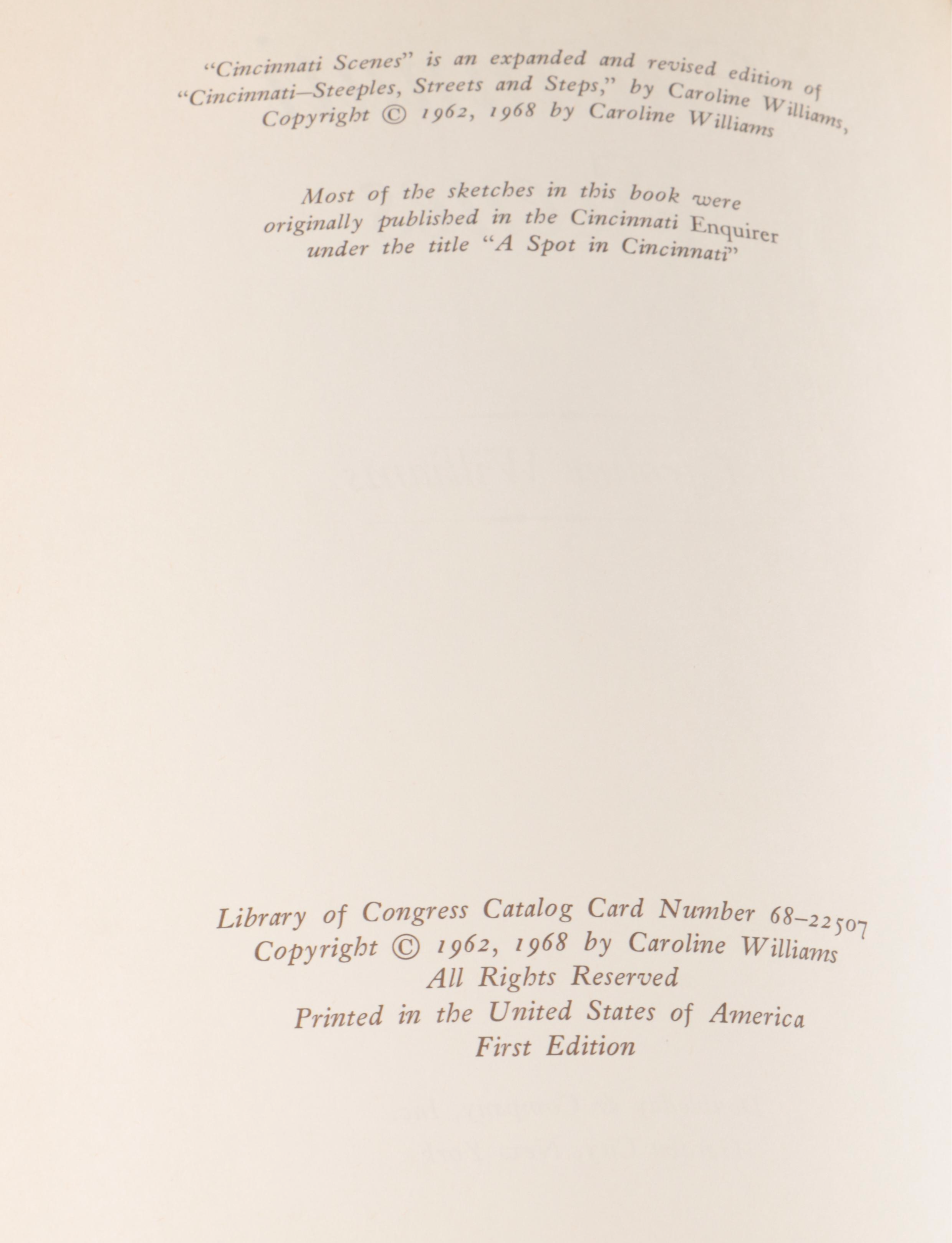 Caroline Williams for Wedgwood Cincinnati Plates with Signed "Cincinnati Scenes"