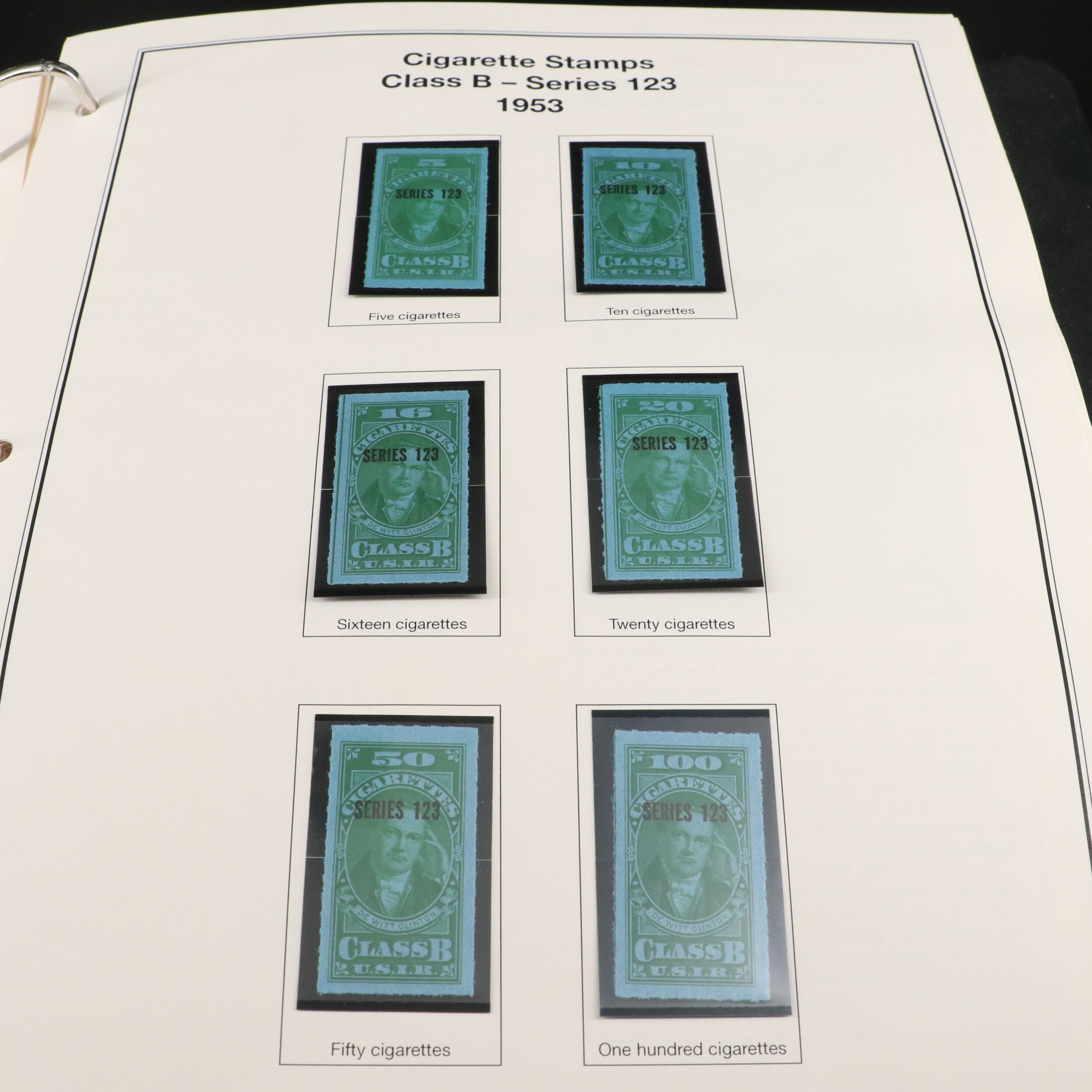 Two Stamp Albums With Revenue and Special Service Stamps