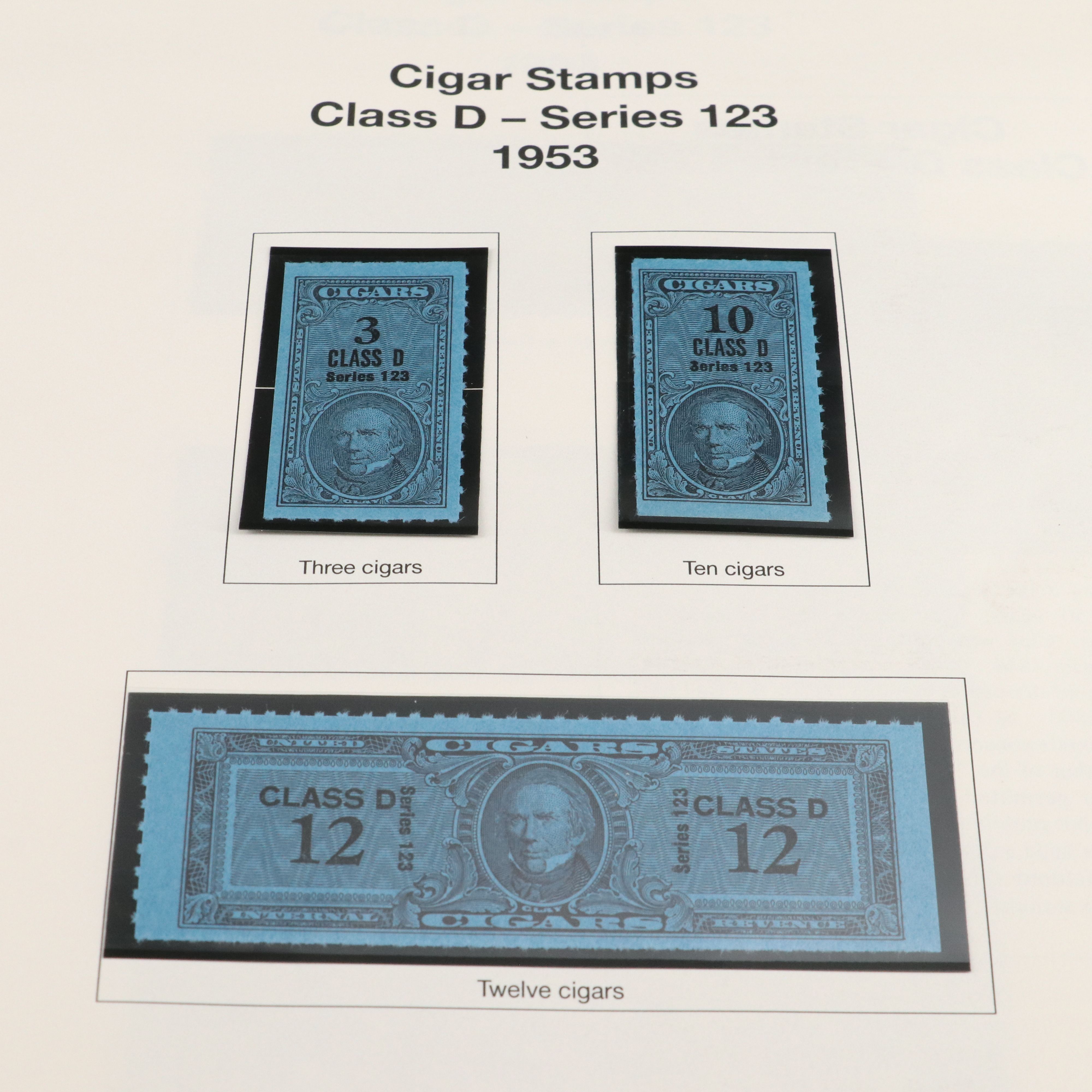 Two Stamp Albums With Revenue and Special Service Stamps