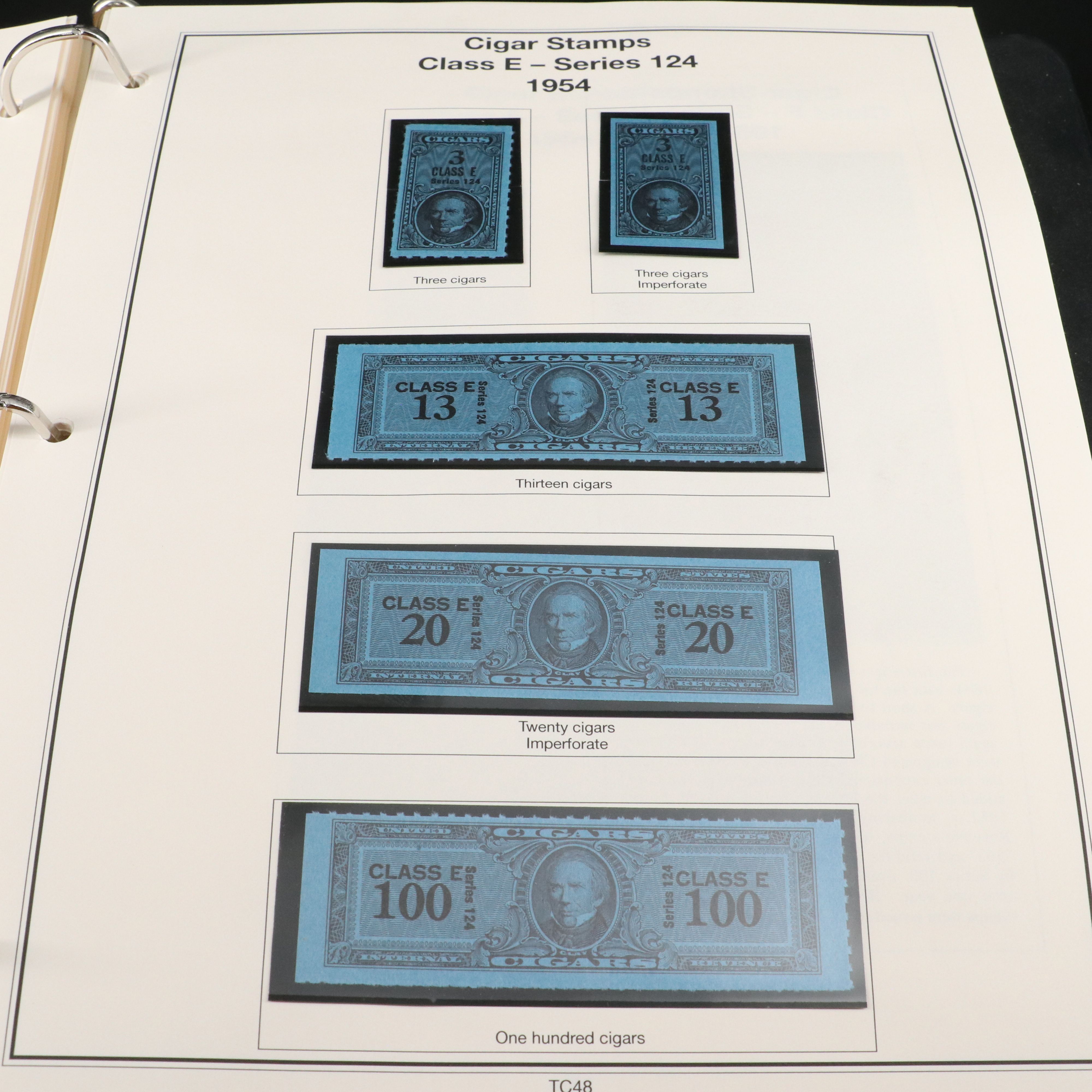 Two Stamp Albums With Revenue and Special Service Stamps