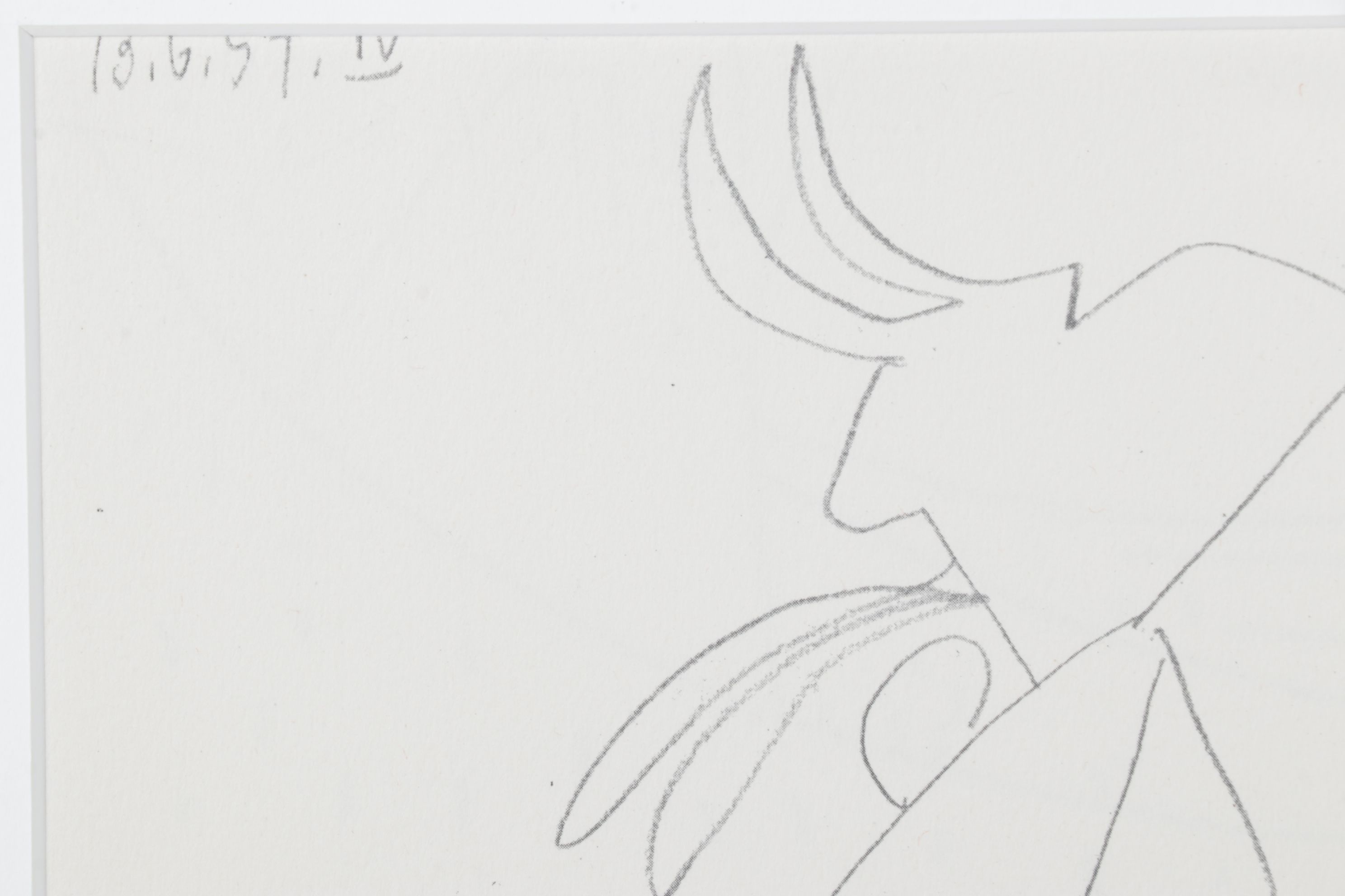 Offset Lithograph after Pablo Picasso "Matador con Muleta" Plate IV