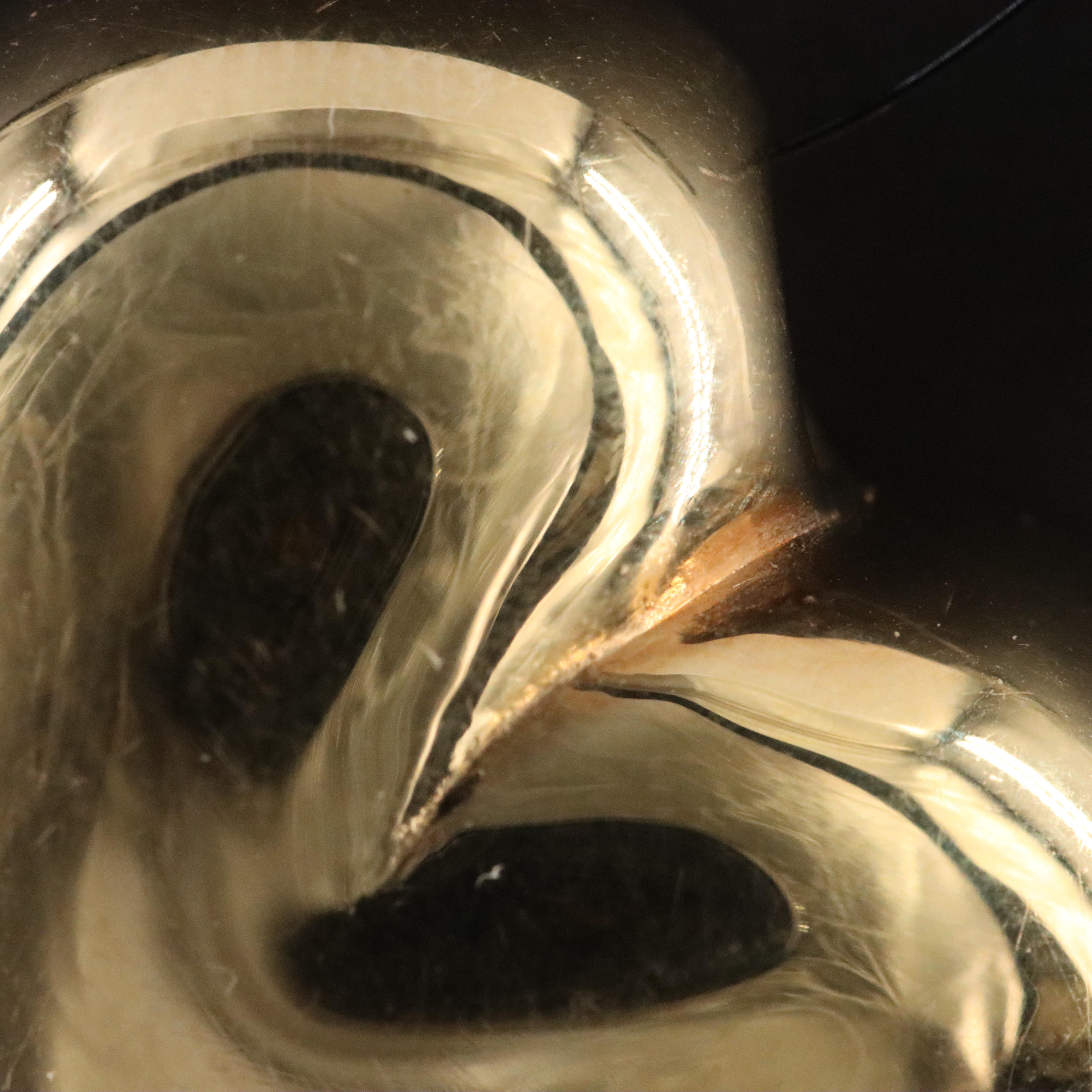 18K Puff Heart Pendant