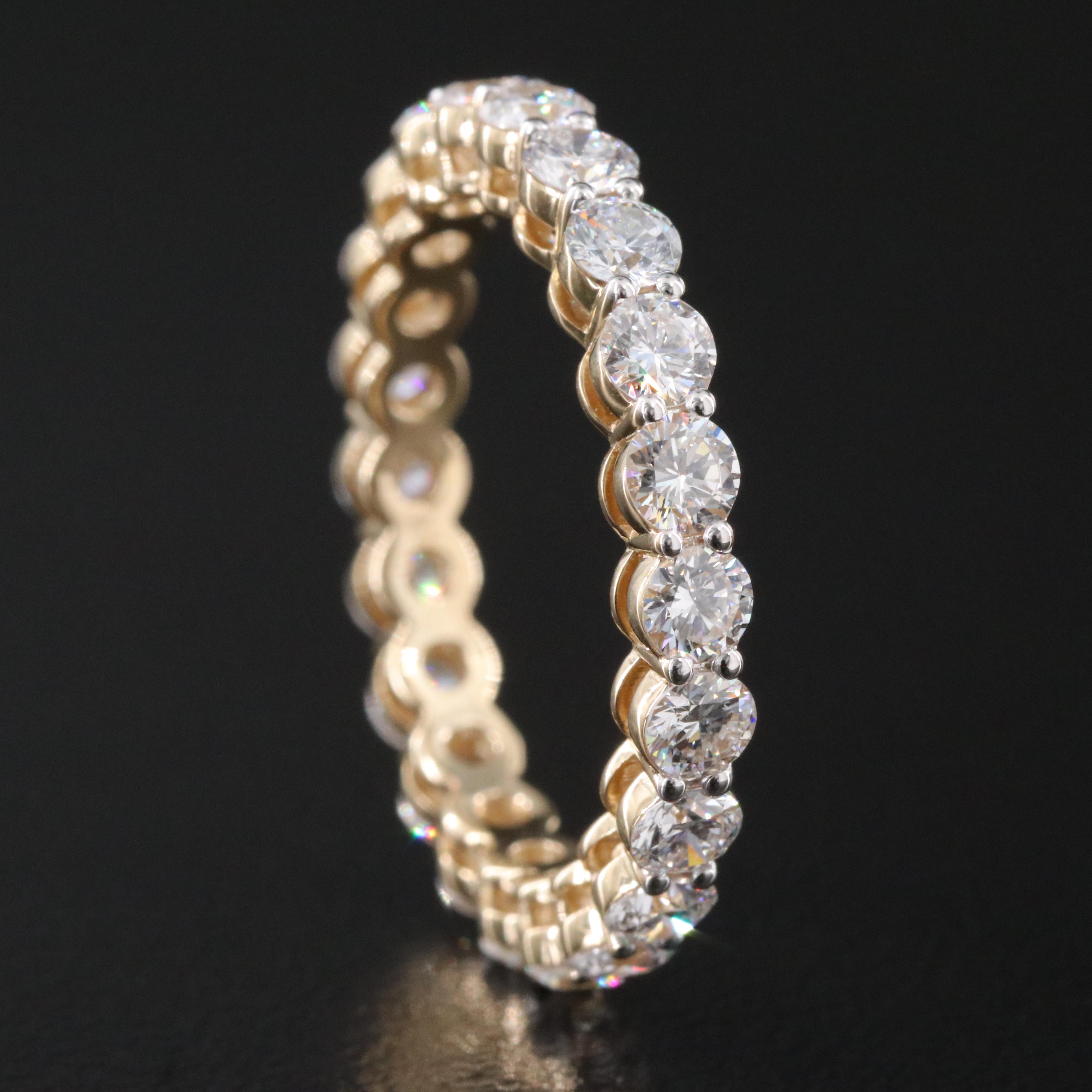 14K 2.19 CTW Lab Grown Diamond Eternity Band