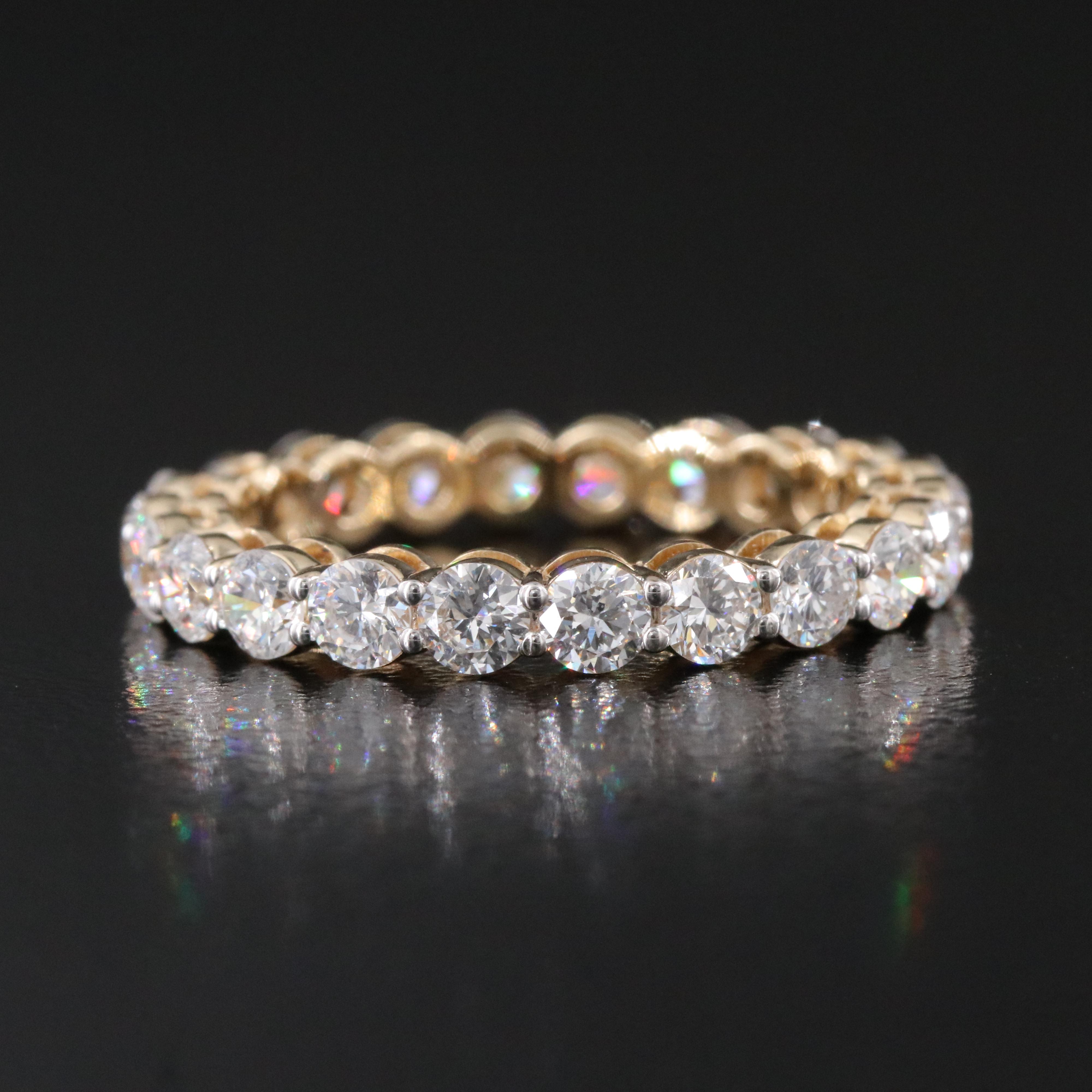 14K 2.19 CTW Lab Grown Diamond Eternity Band