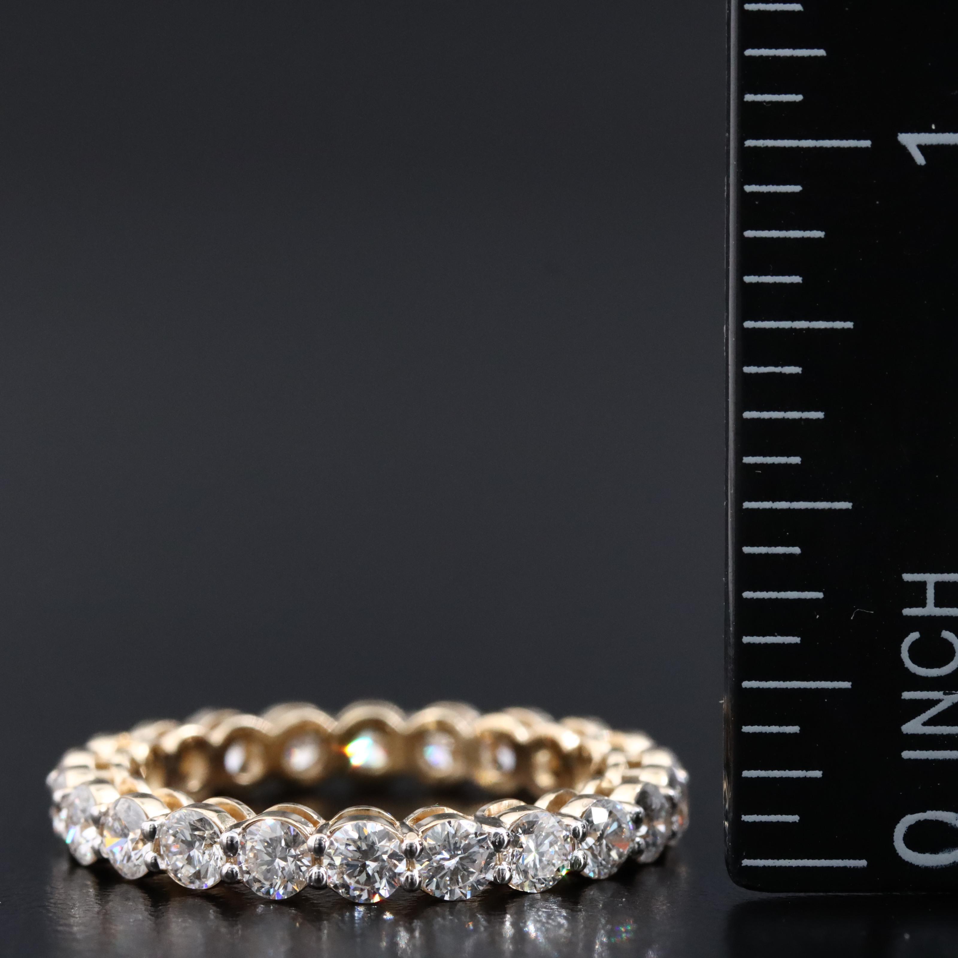 14K 2.17 CTW Lab Grown Diamond Eternity Band